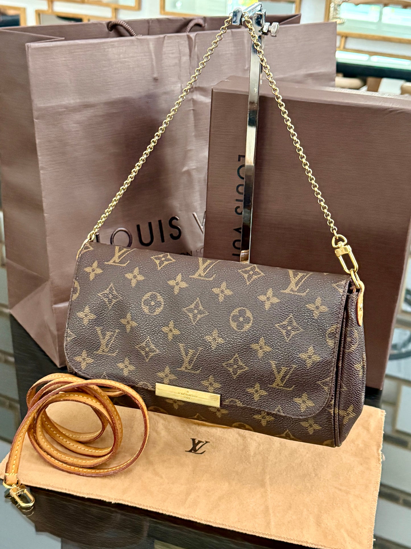 Favorite MM in Monogram with Dustbag, Box and Paper Bag -🗓️ Year: 2014