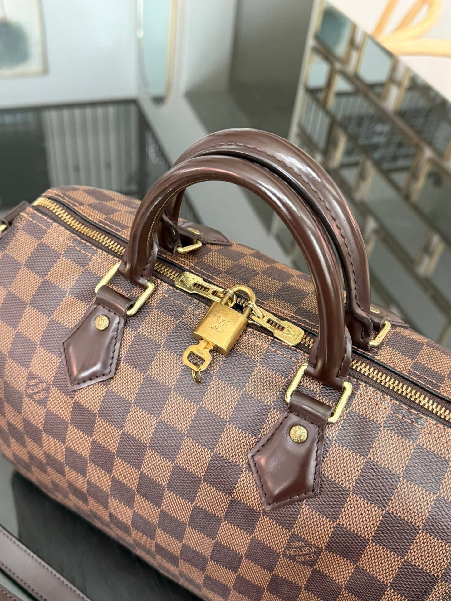 Speedy 30 Bandoulier in DE with 🔐 lock, Key, Original Strap, Insert Organizer and Dustbag -🗓️ Year: 2018