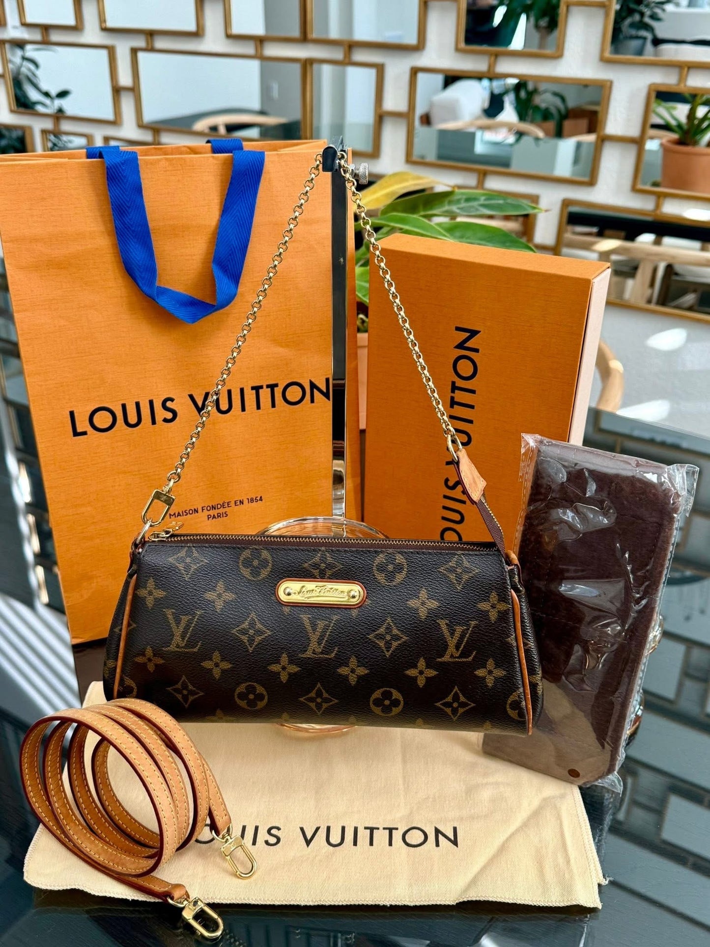 Eva Clutch with Original Strap,Box Dustbag and Insert Organizer 🗓️ Year: 2012