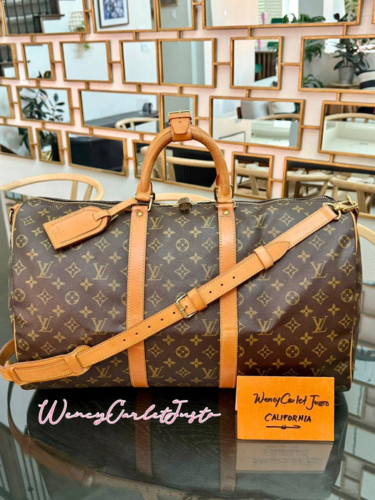 Keepall 50 Bandoulier with Original Strap, 🔐 Lock, Key , Poignet and Luggage Tag 📅 Year: 1993