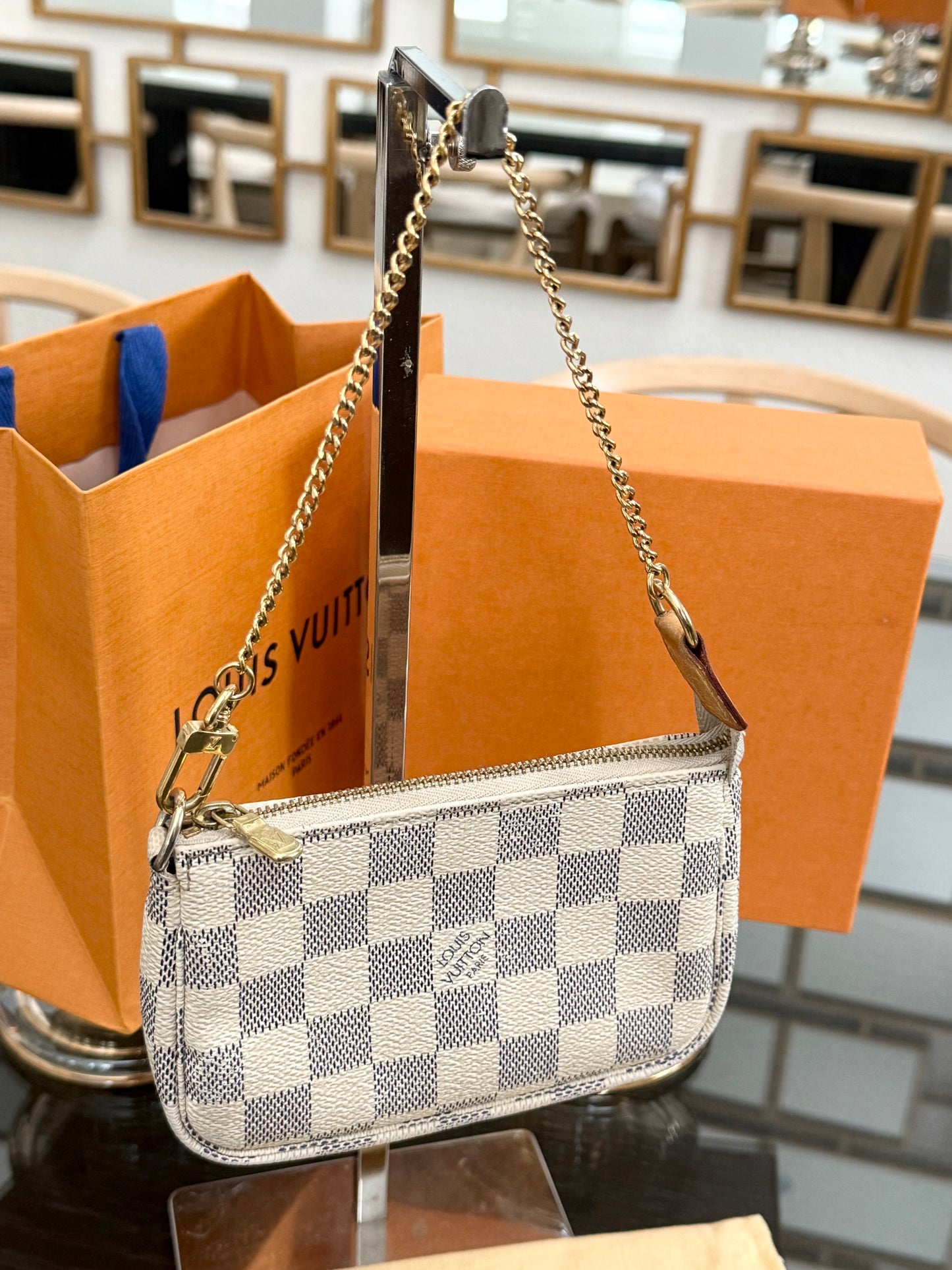 Mini Pochette Accessories in Azur - 📅 Year: 2010