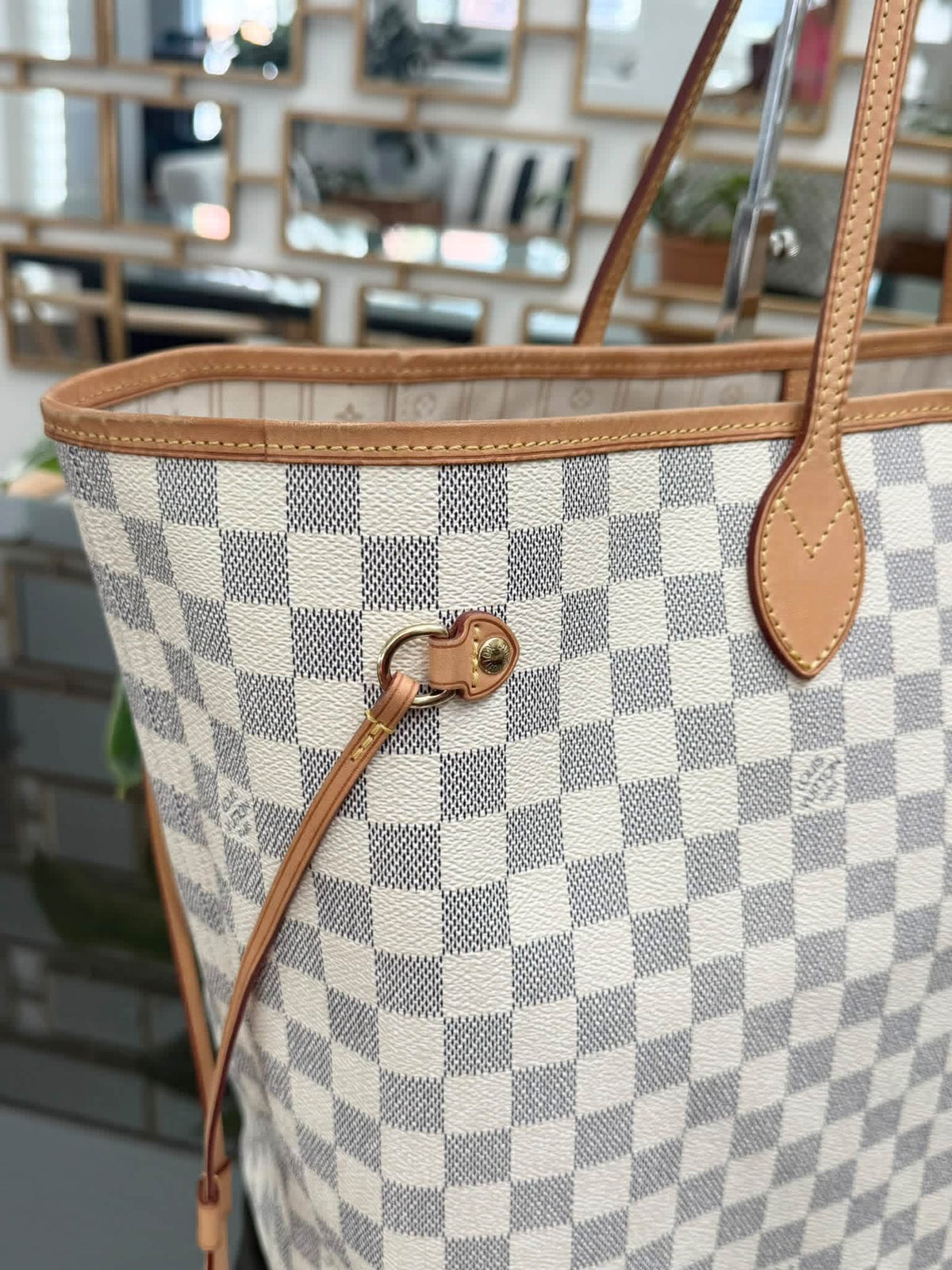 Neverfull GM in Azur with Dustbag, Insert Organizer and Non branded Twilly -🗓️ Year: 2009