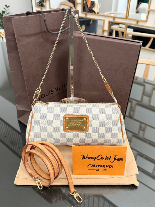Eva Clutch in Azur with Dustbag , box and Paper bag 🗓️ Year: 2011