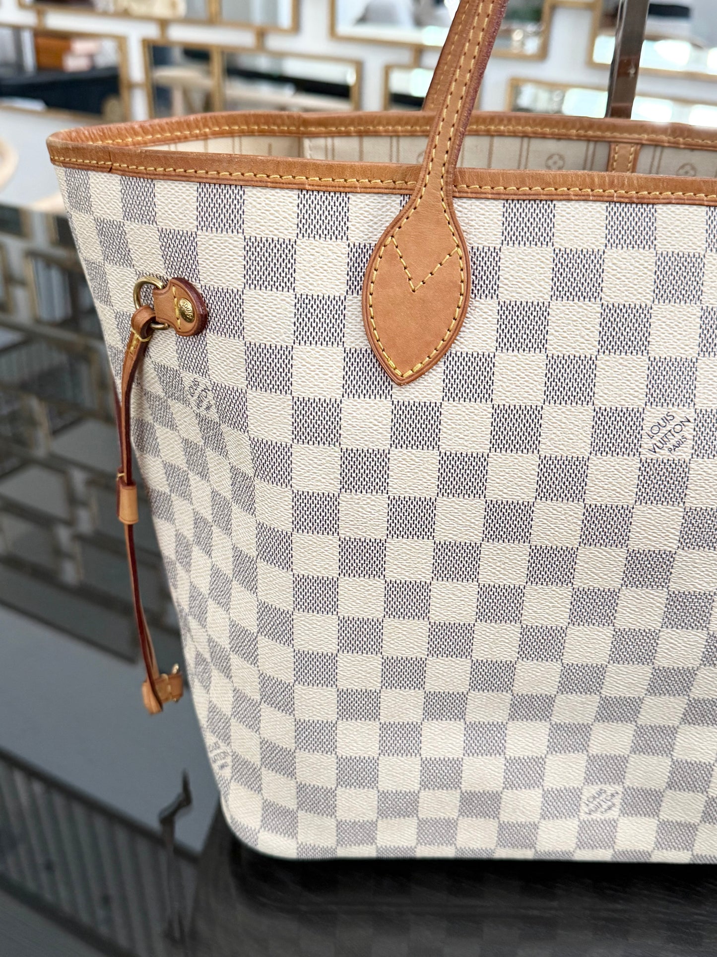 Neverfull MM Azur iwith Dustbag and Insert Organizer-🗓️ Year: 2011
