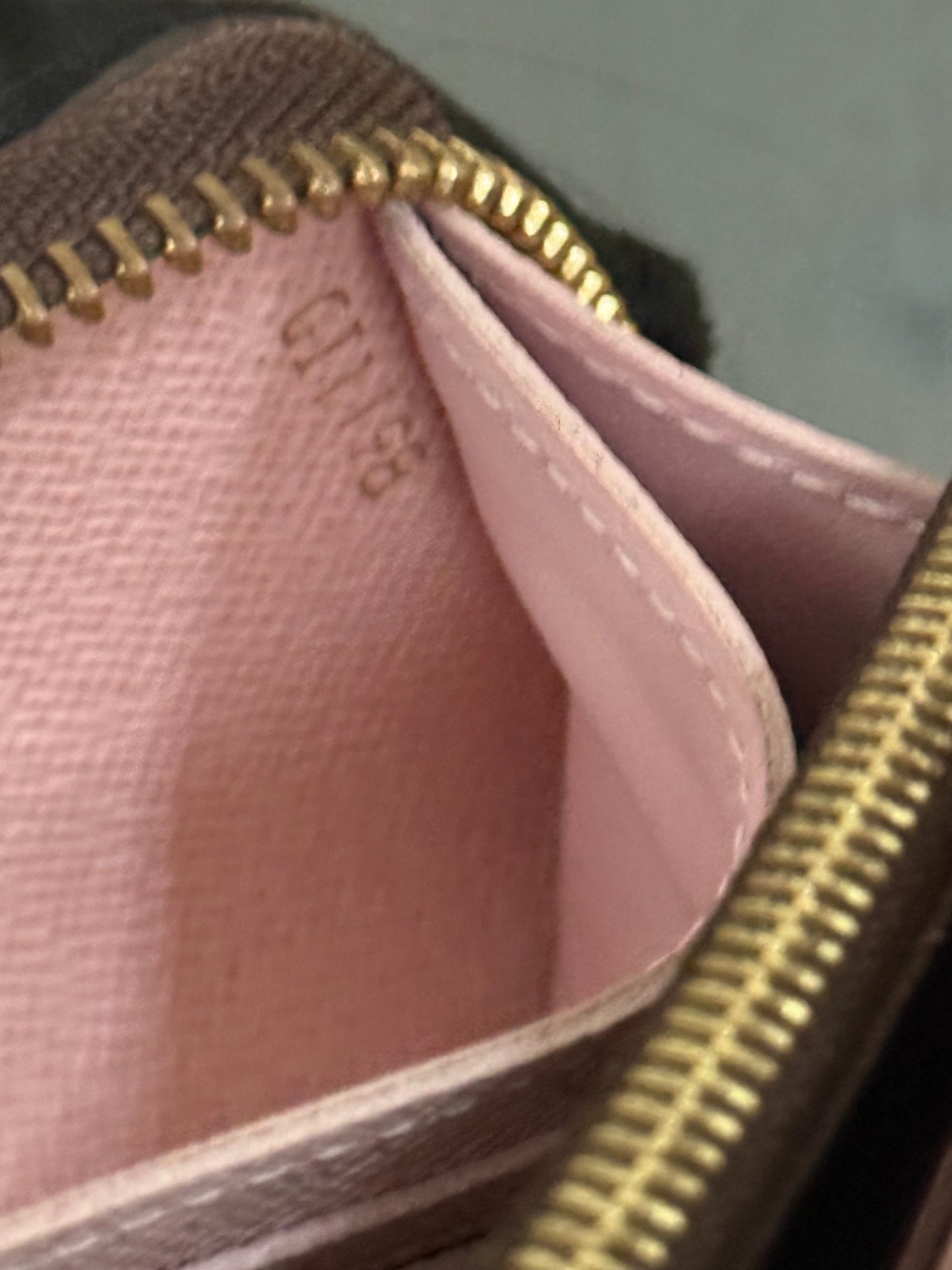 Clemence Wallet DE in Rose Ballerine with Dustbag 🗓️ Year 2018