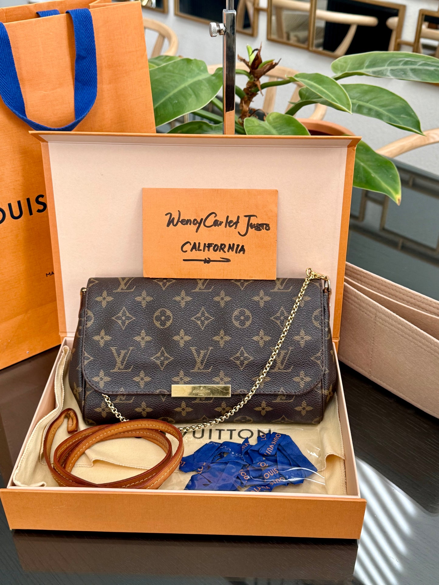 Favorite MM in Monogram with Original Strap, Dustbag, Box, Paper Bag and Insert Organizer -🗓️ Year: 2015