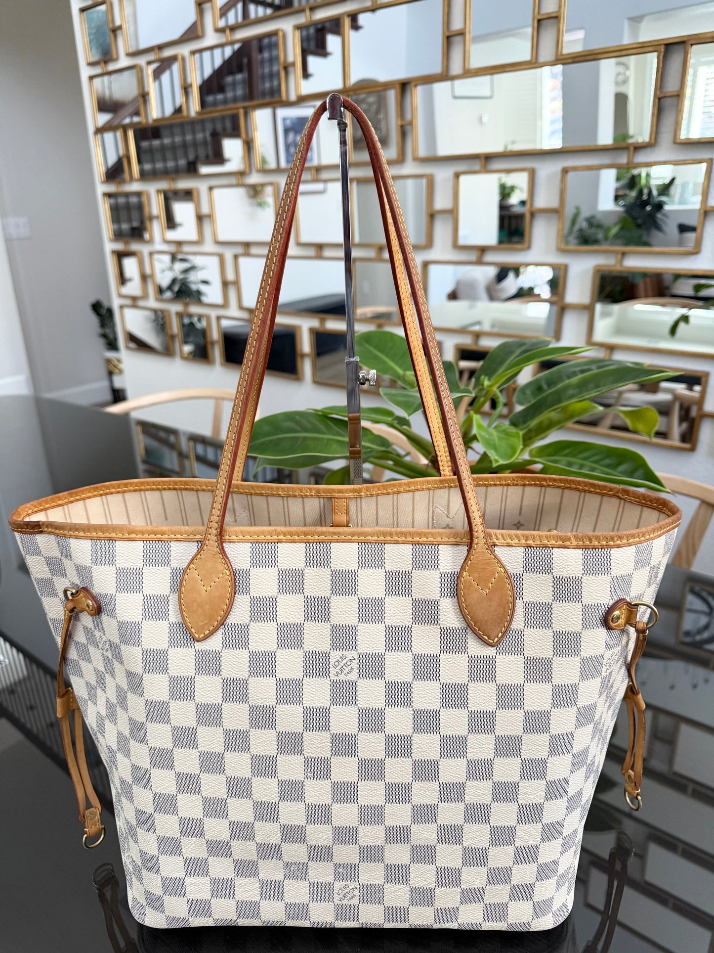 Neverfull MM in Azur with Insert Organizer 🗓️ Year: 2009