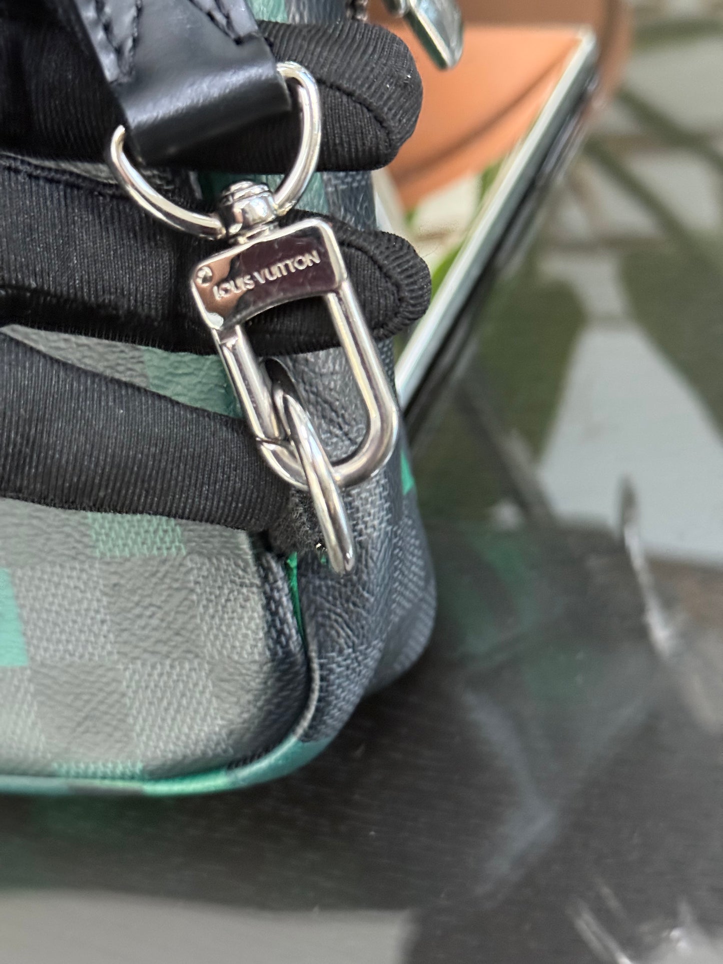 Avenue Sling Damier Graphite Green Pixel with Dustbag -Year 2018