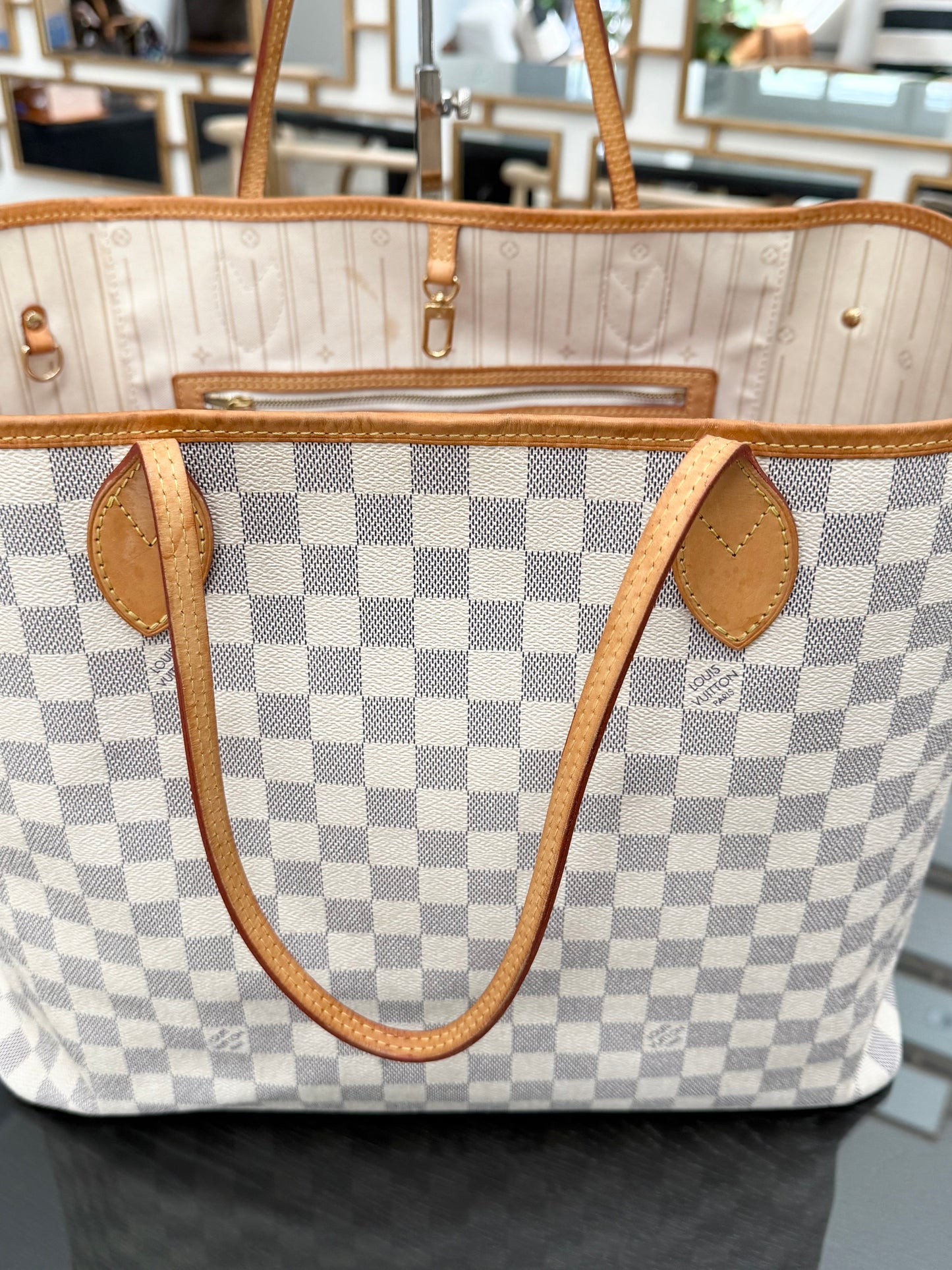 Neverfull GM in Azur with Dustbag Insert Organizer 🗓️ Year: 2011