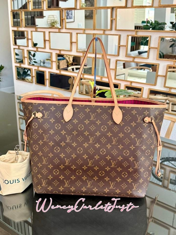 Neverfull GM Monogram in Peony with Dustbag -🗓️ Year 2020