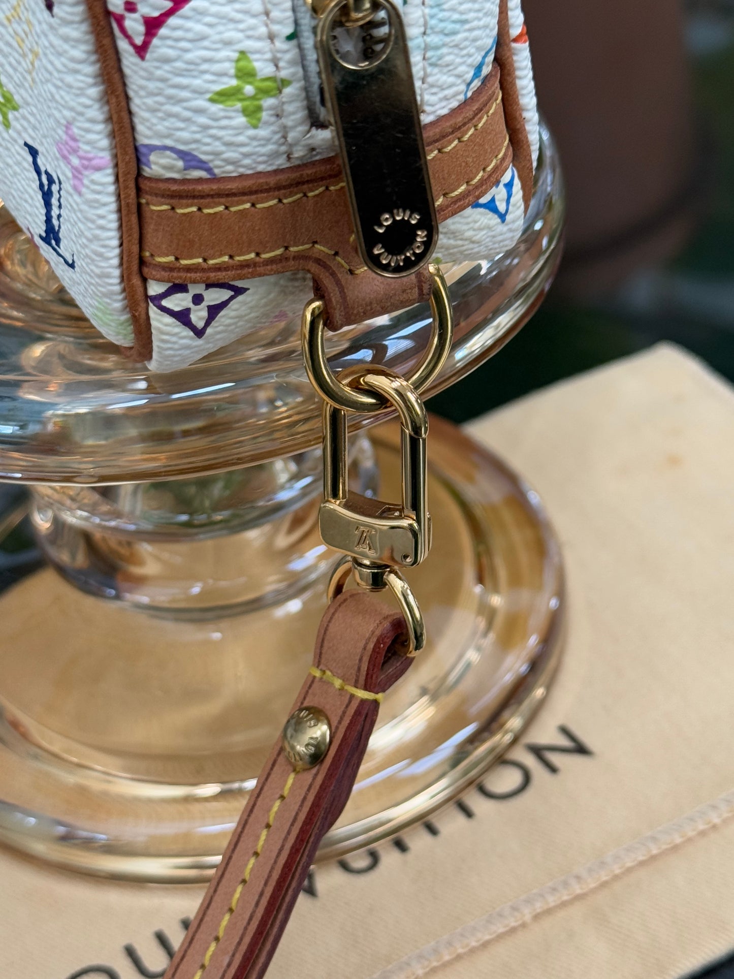 Multicolor Wapity Wristlet with Dustbag 📅 Year: 2005