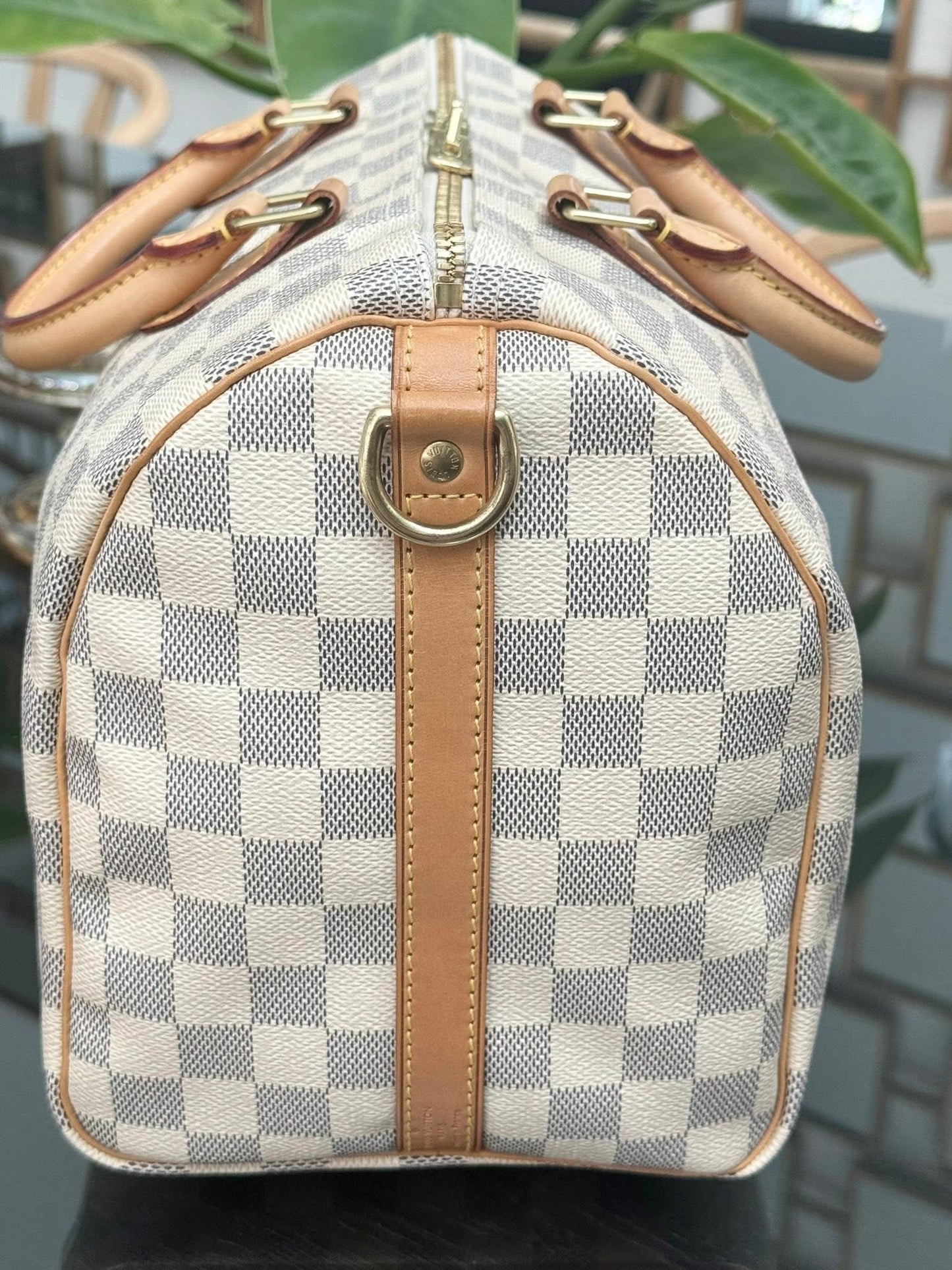 Speedy 30 Bandoulier in Azur with Original Strap, Dustbag and Insert Organizer -🗓️ Year: 2013