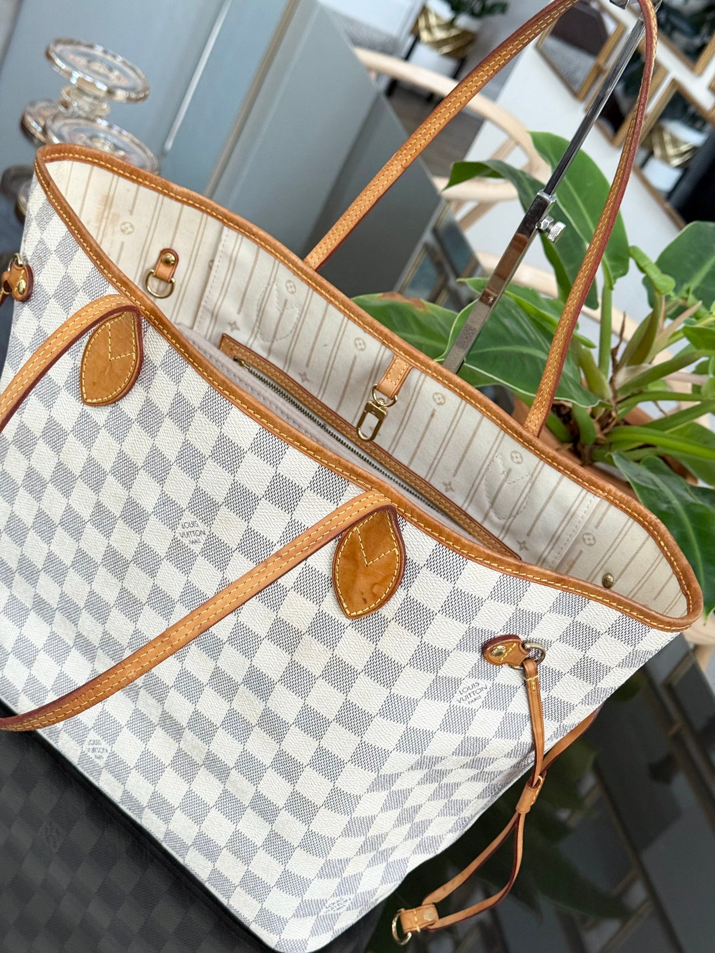 Neverfull MM in Azur with Insert Organizer 🗓️ Year: 2011