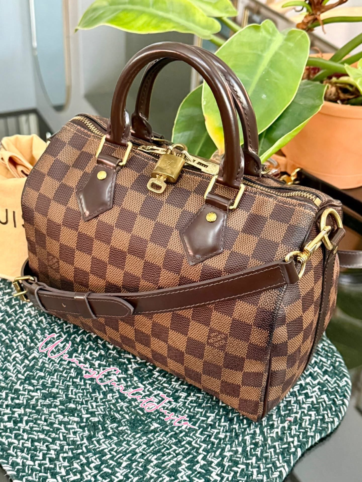 Speedy 25 Bandoulier in DE with Original Strap, Lock 🔐 , Key 🔑 and Dustbag 🗓️ Year: 2017