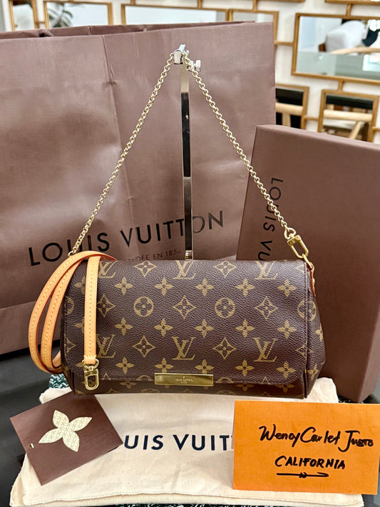 Favorite MM in Monogram with Original Strap, Dustbag, Box and Paper bag 🗓️ Year: 2017