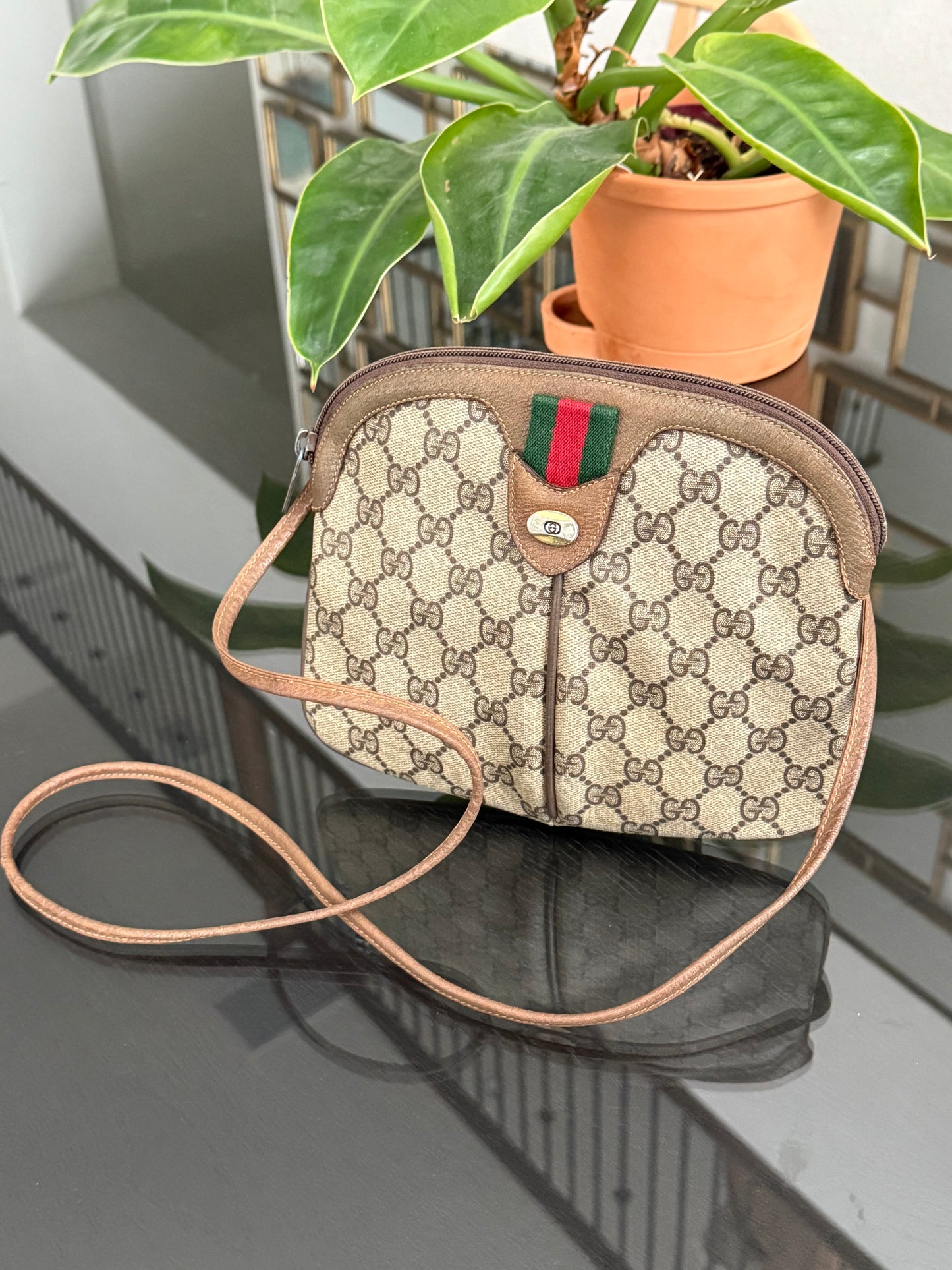 GUCCI GG Vintage Sherryline Crossbody bag-🗓️
