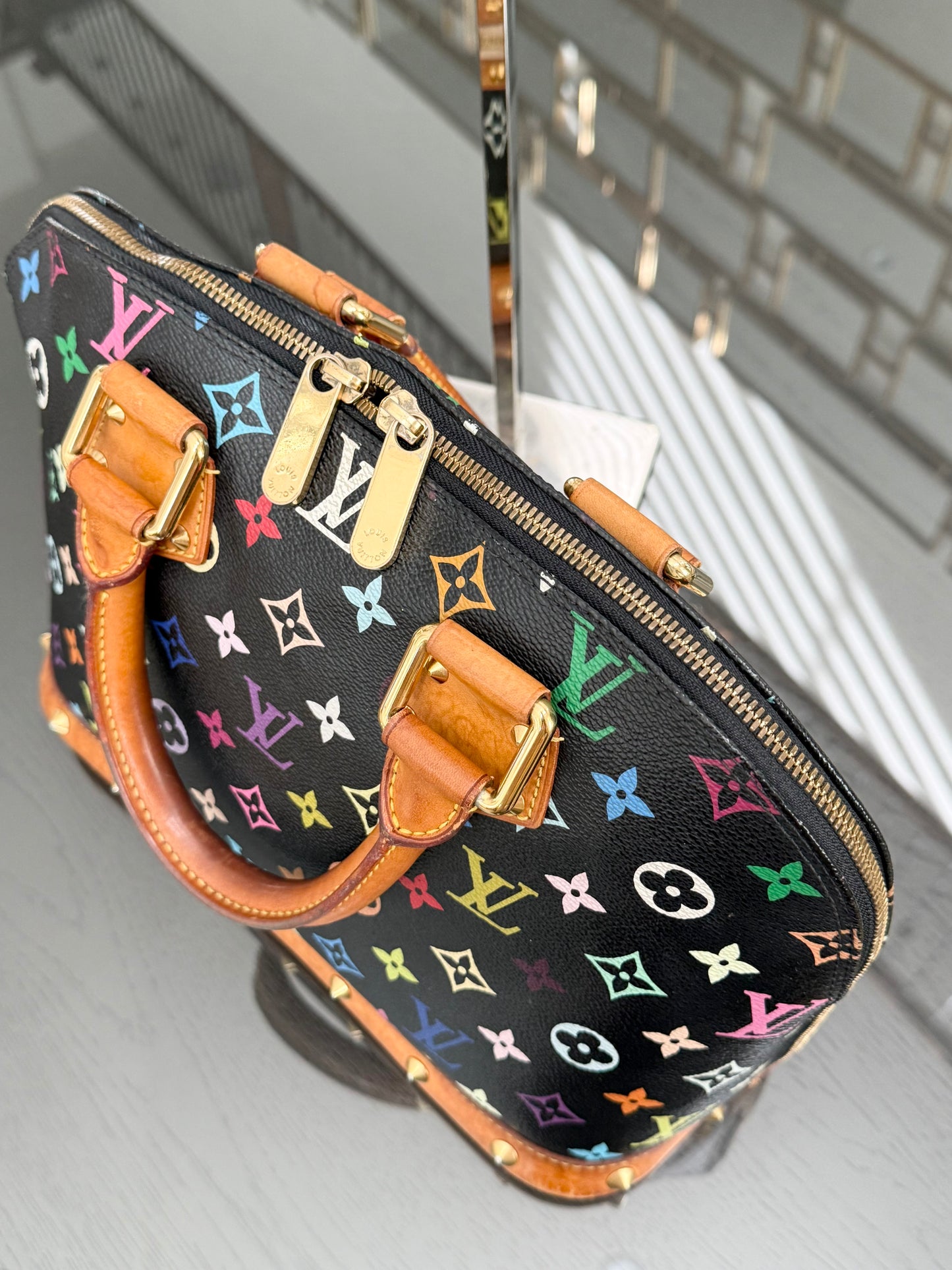 Multicolor Alma PM with Dustbag , Insert organizer and Twilly📅 Year: 2004