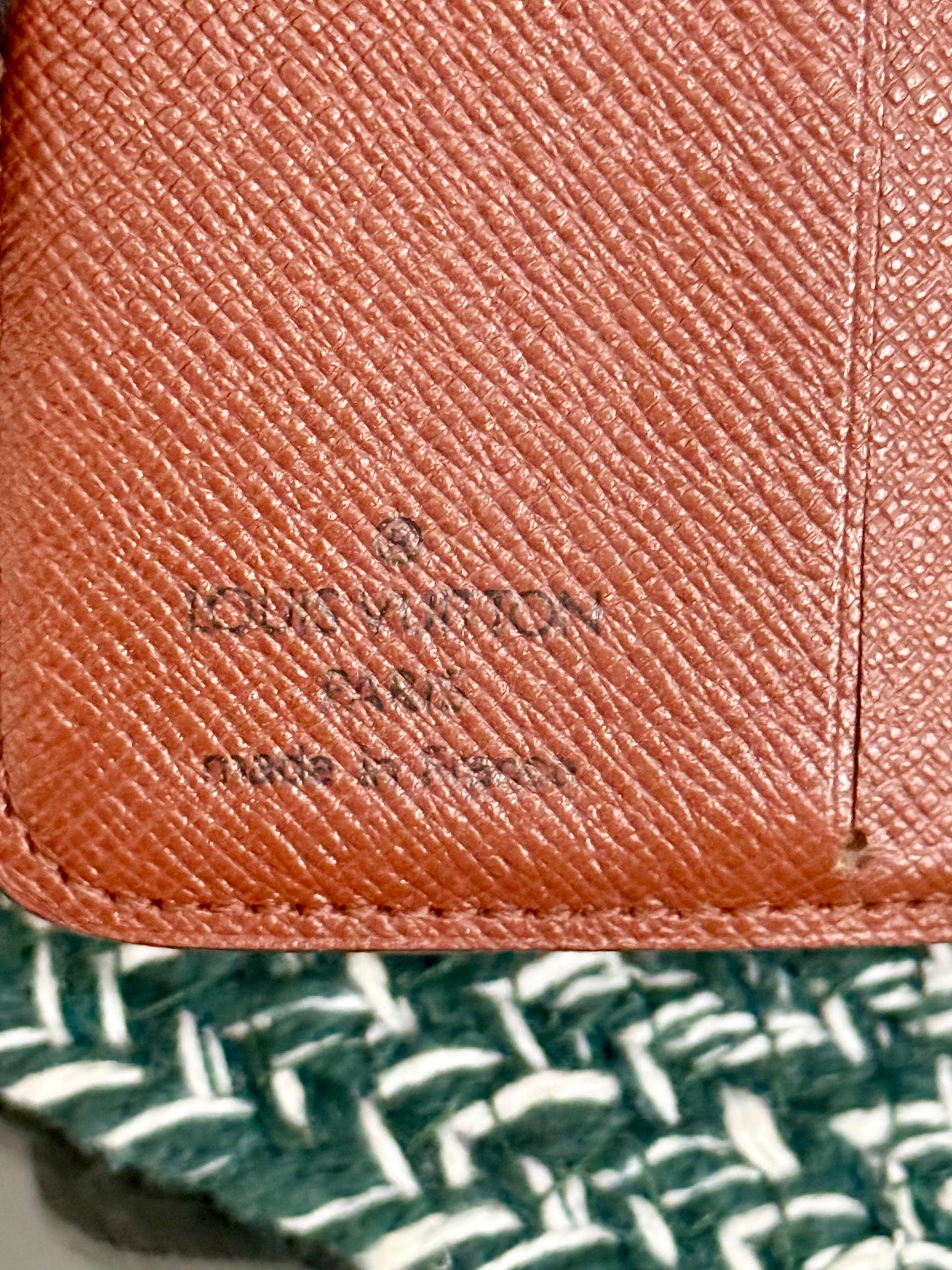 Monogram Zip Around Compact Wallet 🗓️ Year: 2000