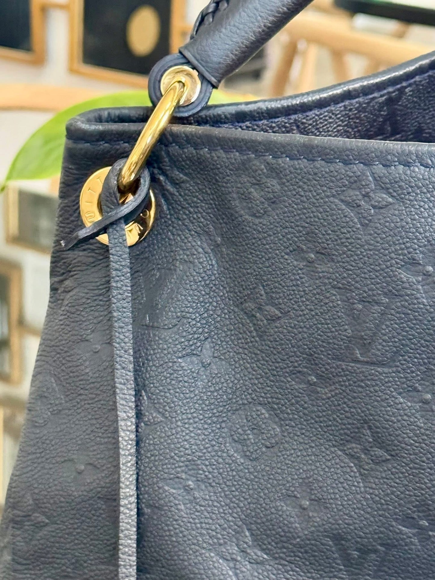 Artsy MM Empriente in Black/ Dark Blue with Dustbag and Insert Organizer 📅 Year: 2012