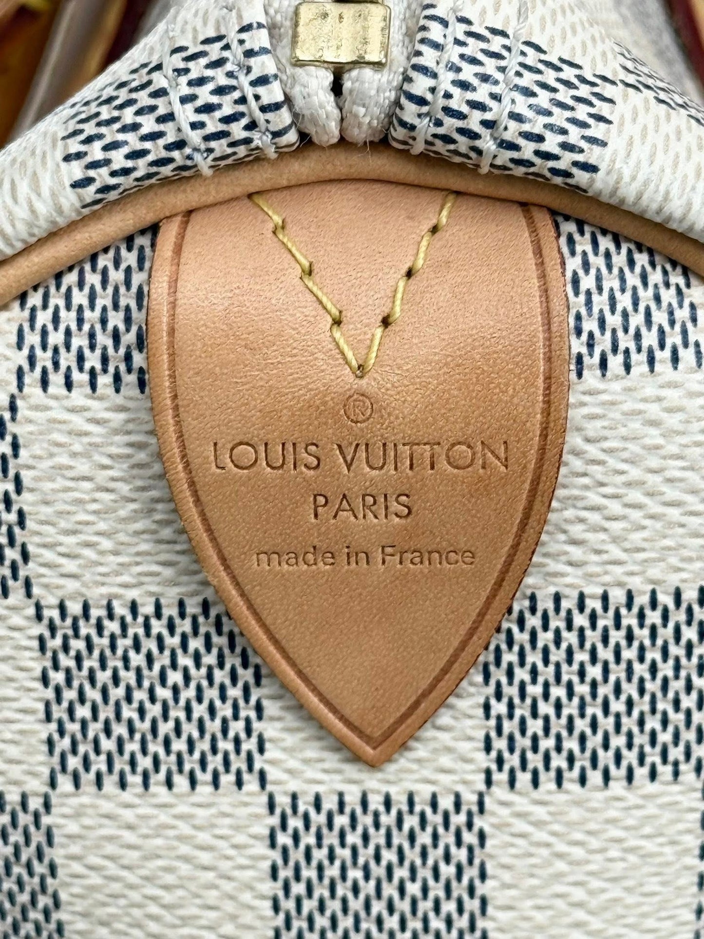 Speedy 30 in Damier Azur with lock 🔐 key, Dustbag and Insert Organizer -🗓️ Year 2012