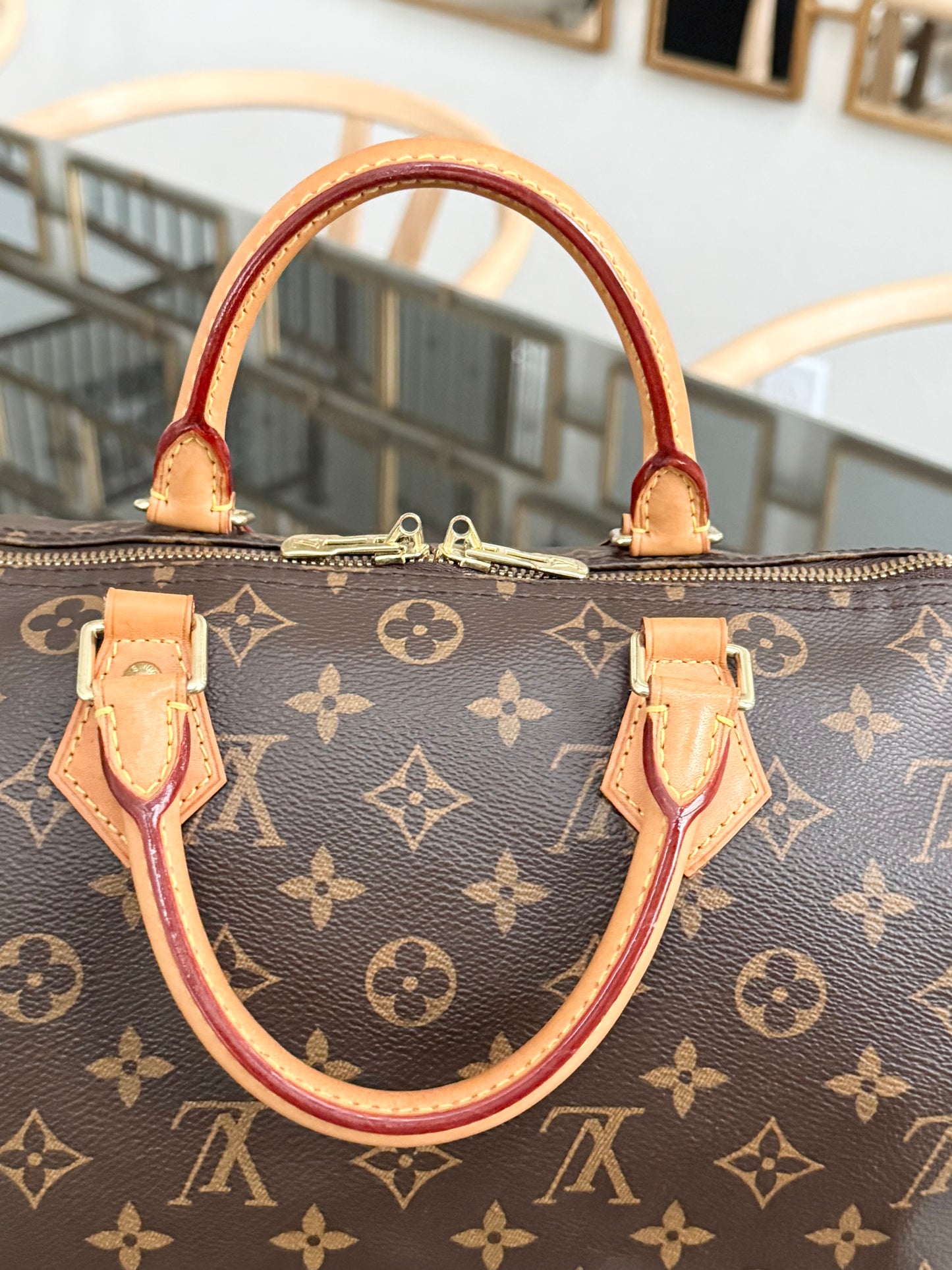 Speedy 30 Bandoulier in Monogram with 🔐 lock, Key and Dustbag -🗓️ Year: 2017
