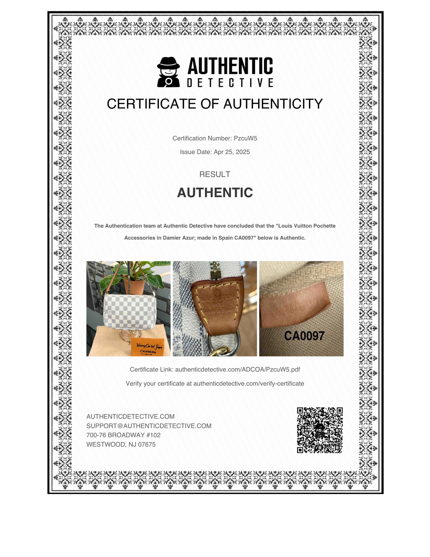 Pochette Accessories in Azur - 📅 Year: 2007