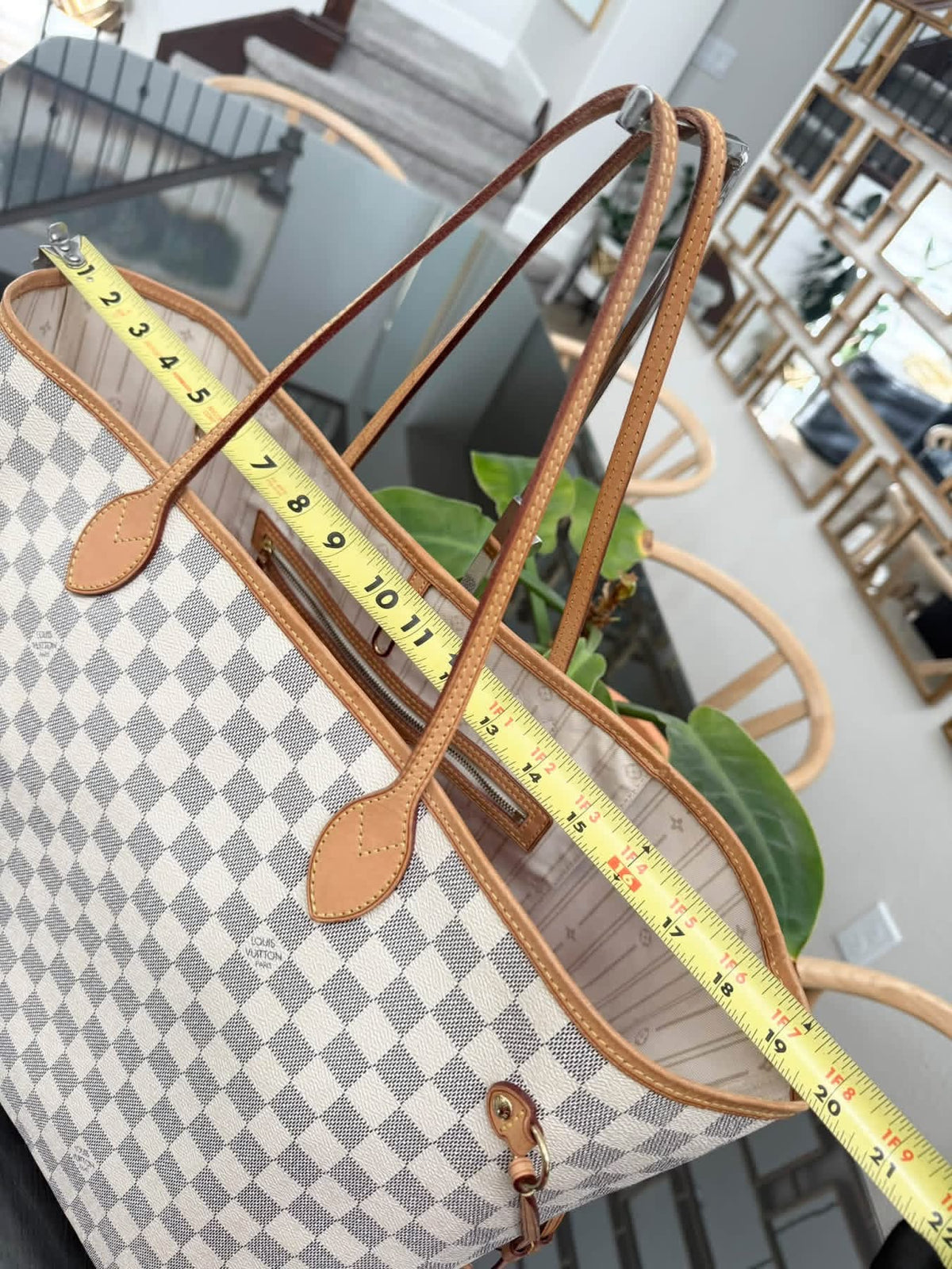 Neverfull GM in Azur with Dustbag, Insert Organizer and Non branded Twilly -🗓️ Year: 2009
