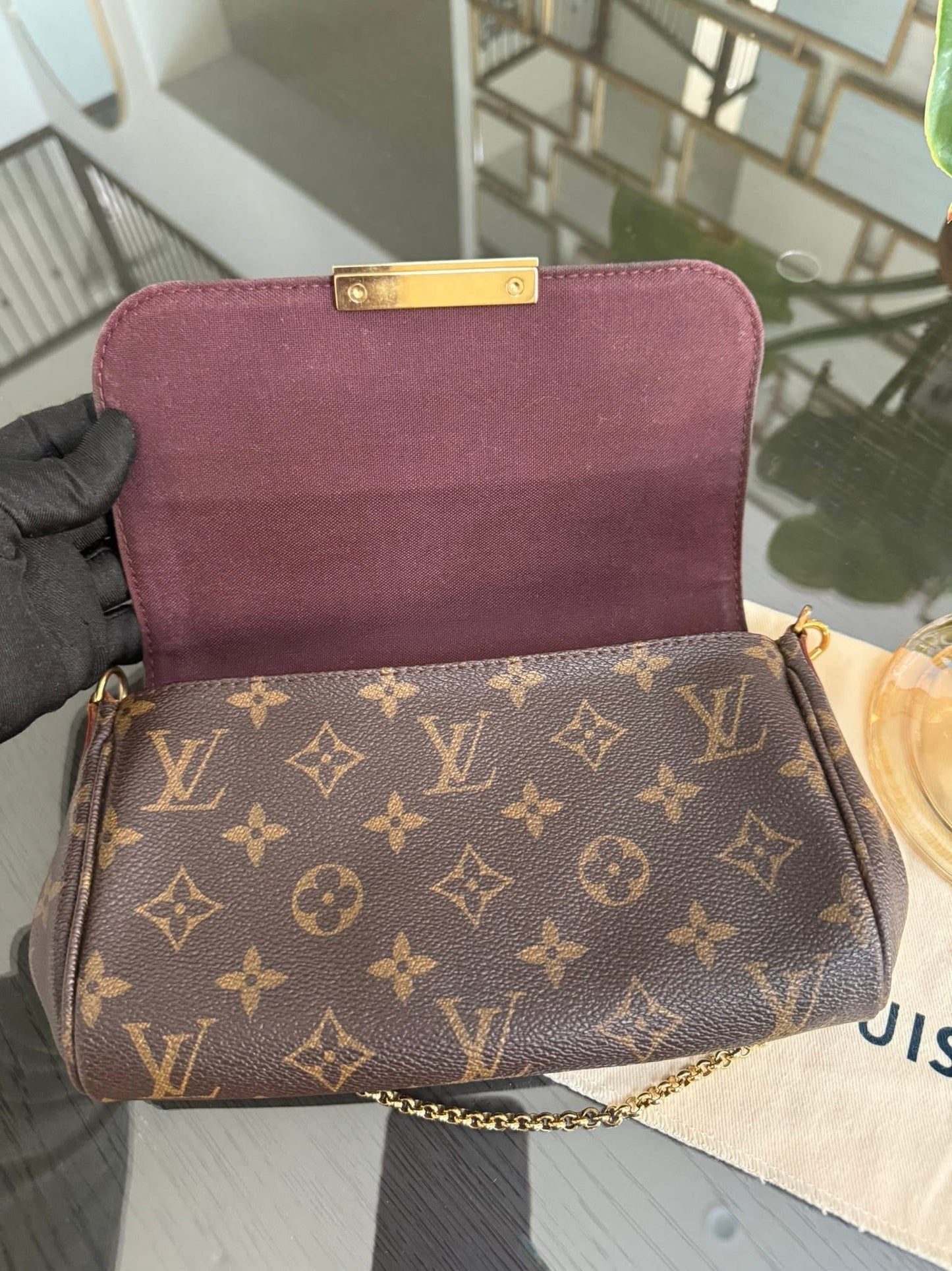 Favorite PM in Monogram with Original Strap, Dustbag, Insert Organizer, Box and Paper bag 🗓️ Year: 2015