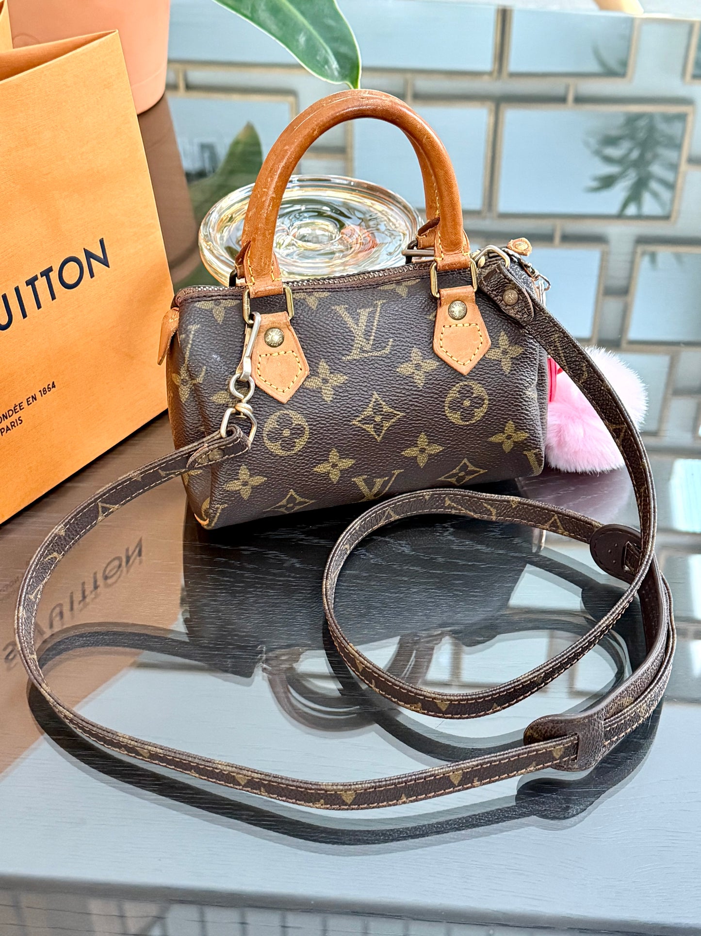 Mini Speedy with Strap🍒Circa 80’s