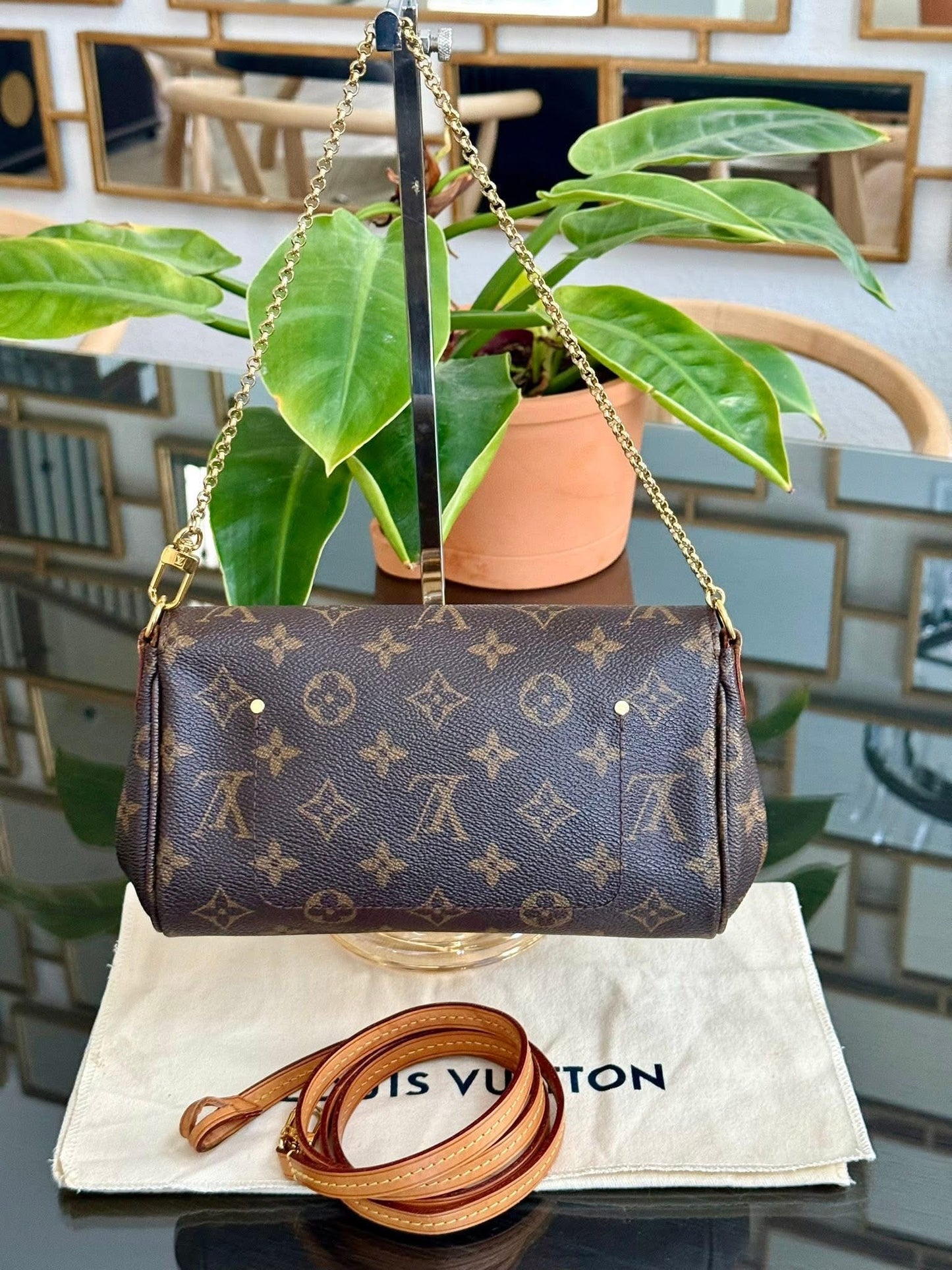 Favorite PM in Monogram with Original Strap, Dustbag, Insert Organizer, Box and Paper bag 🗓️ Year: 2015