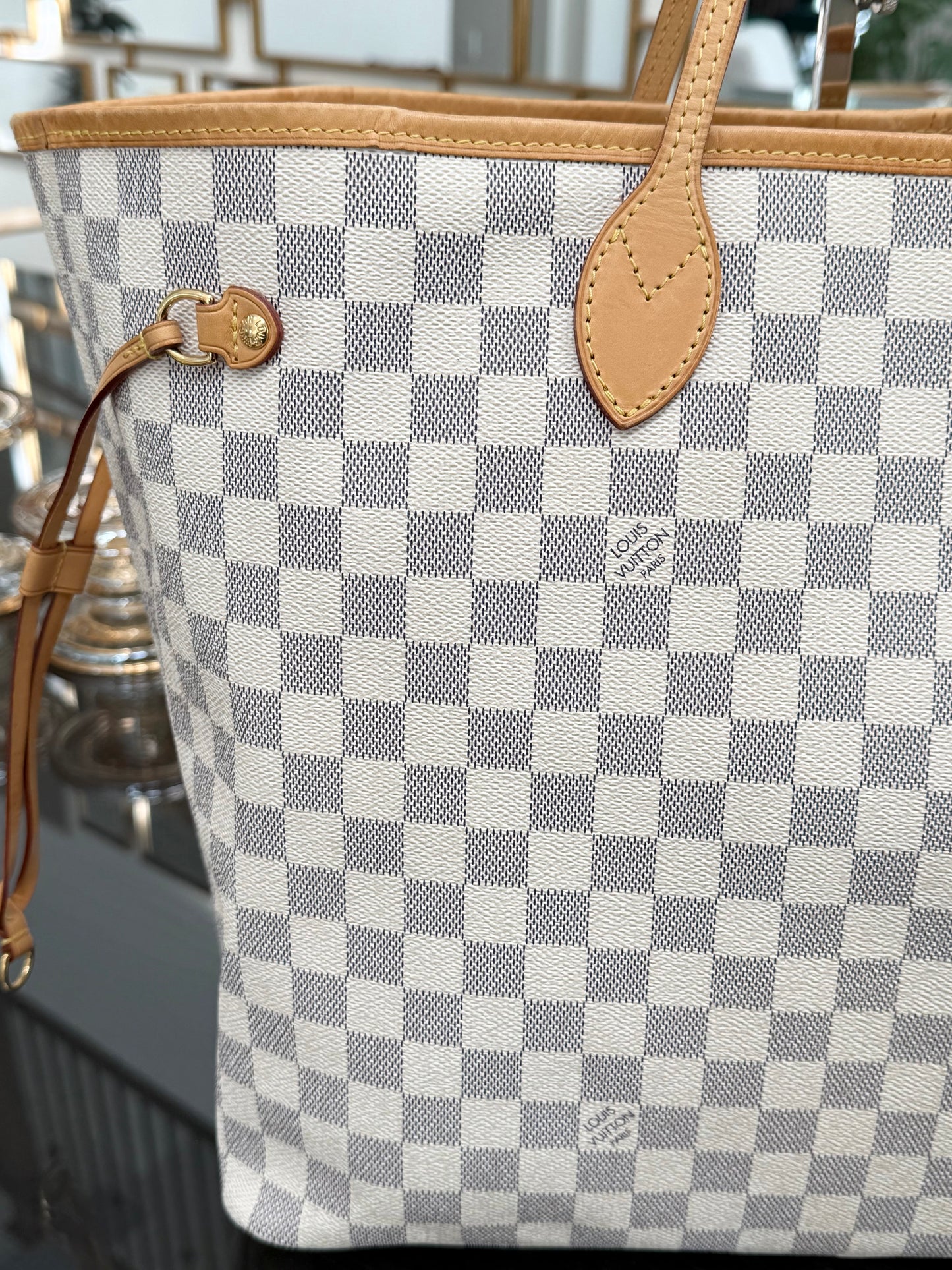 Neverfull GM Azur with Dustbag and Insert Organizer -🗓️ Year: 2012