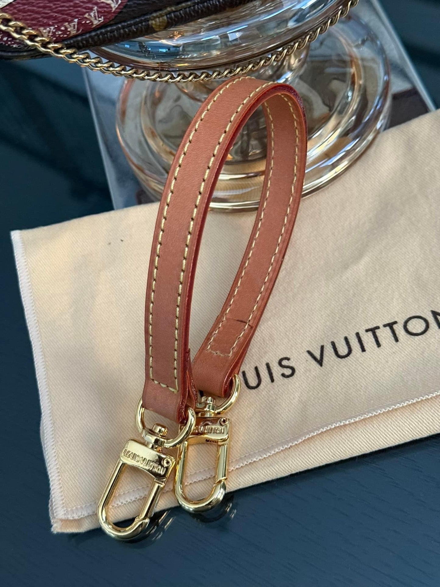 Monogram Patch Mini Pochette Accessories with Vanchetta Handle, Dustbag & Box - 📅 Year: 2009