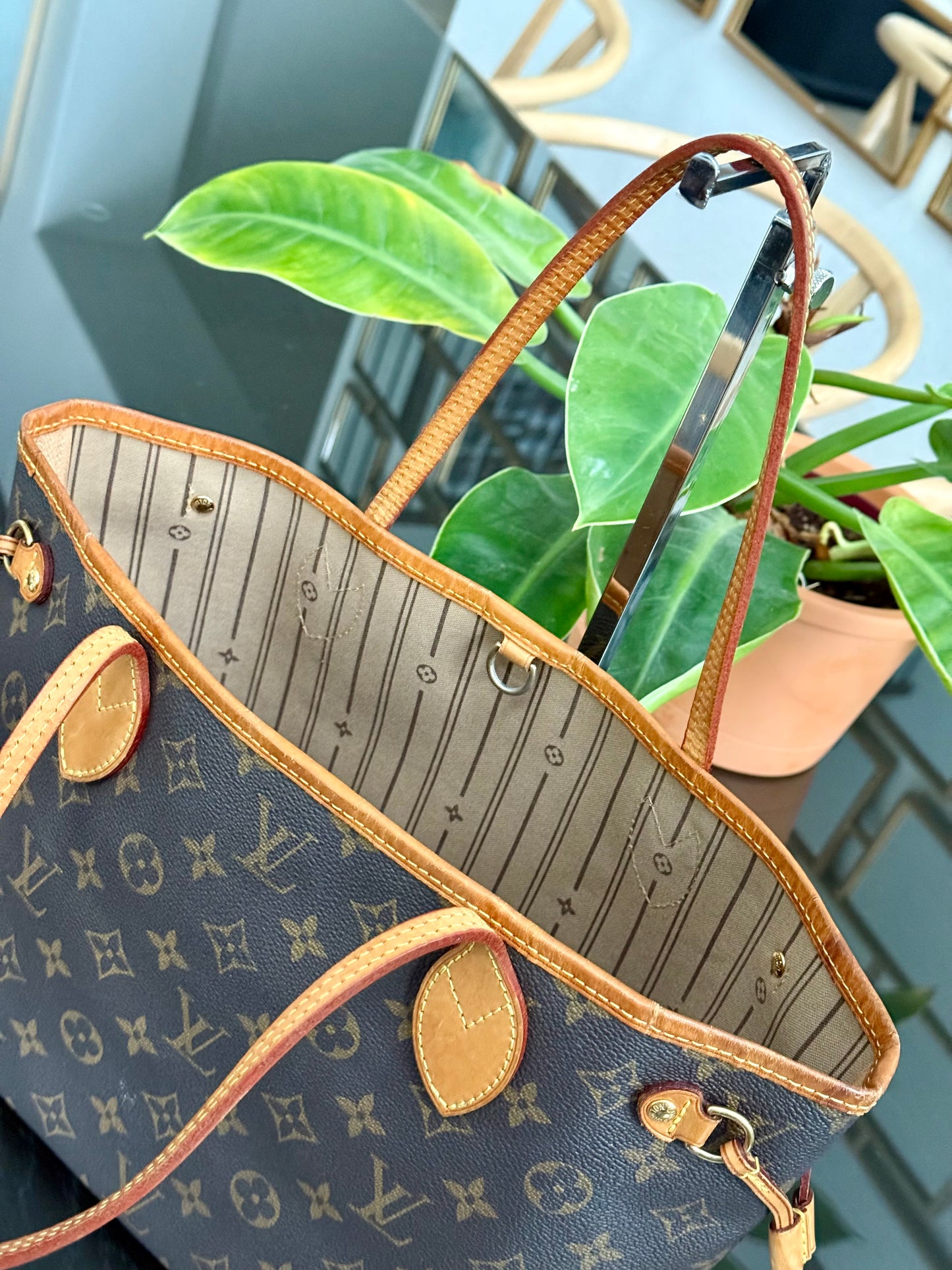 Neverfull PM in Monogram with Dustbag and Insert Organizer 🗓️ Year: 2009