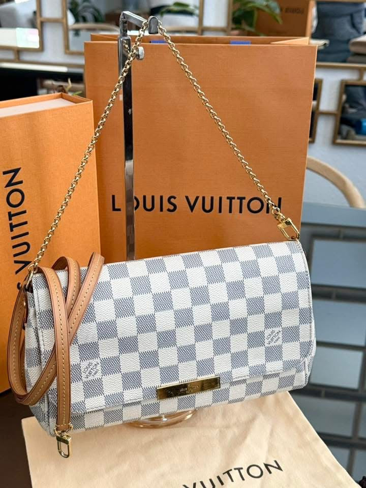 Favorite MM in Azur with Original Strap, Insert Organizer, Dustbag, Box and Paper bag 🗓️ Year: 2014