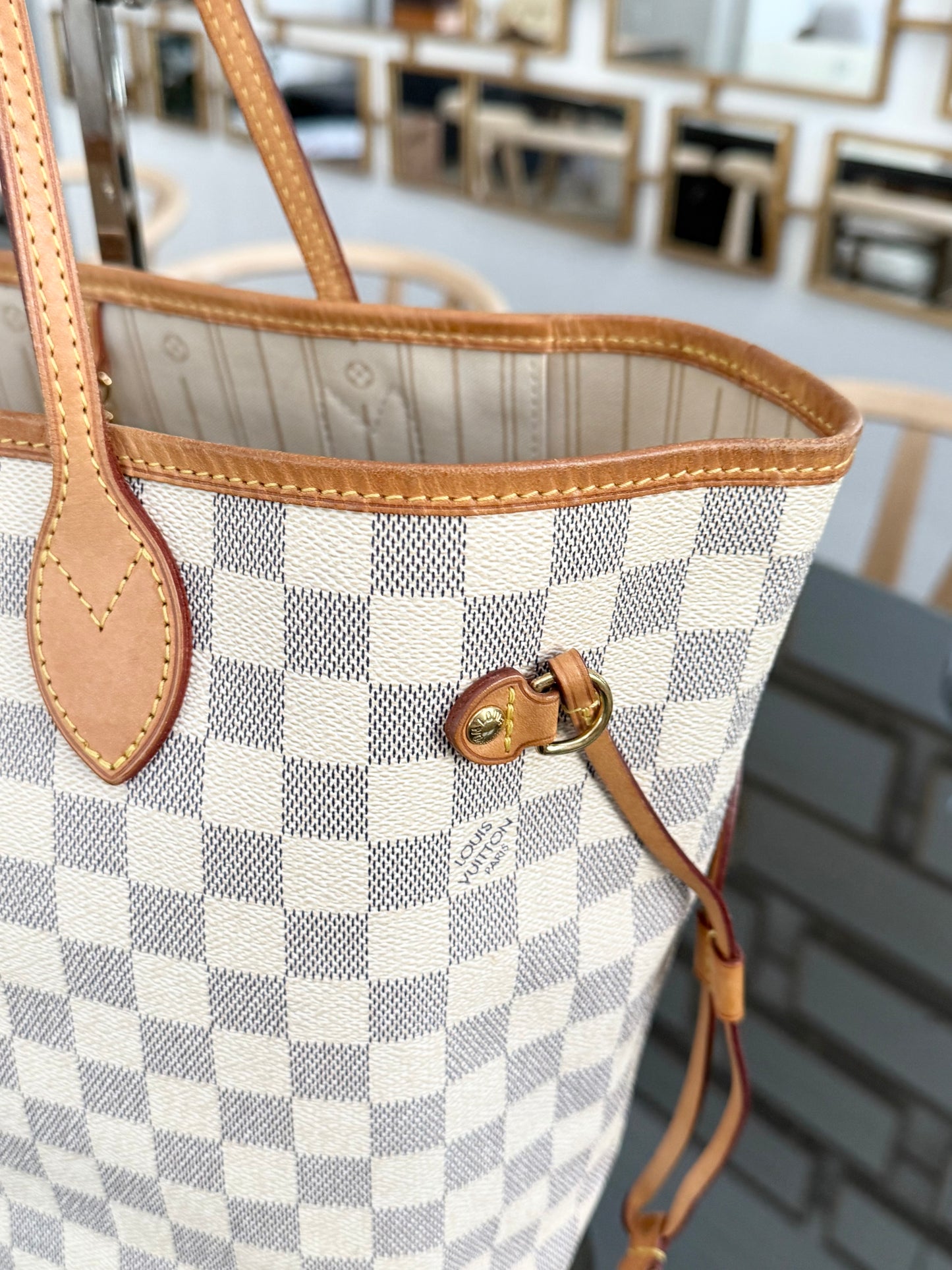 Neverfull MM Azur iwith Dustbag and Insert Organizer-🗓️ Year: 2011