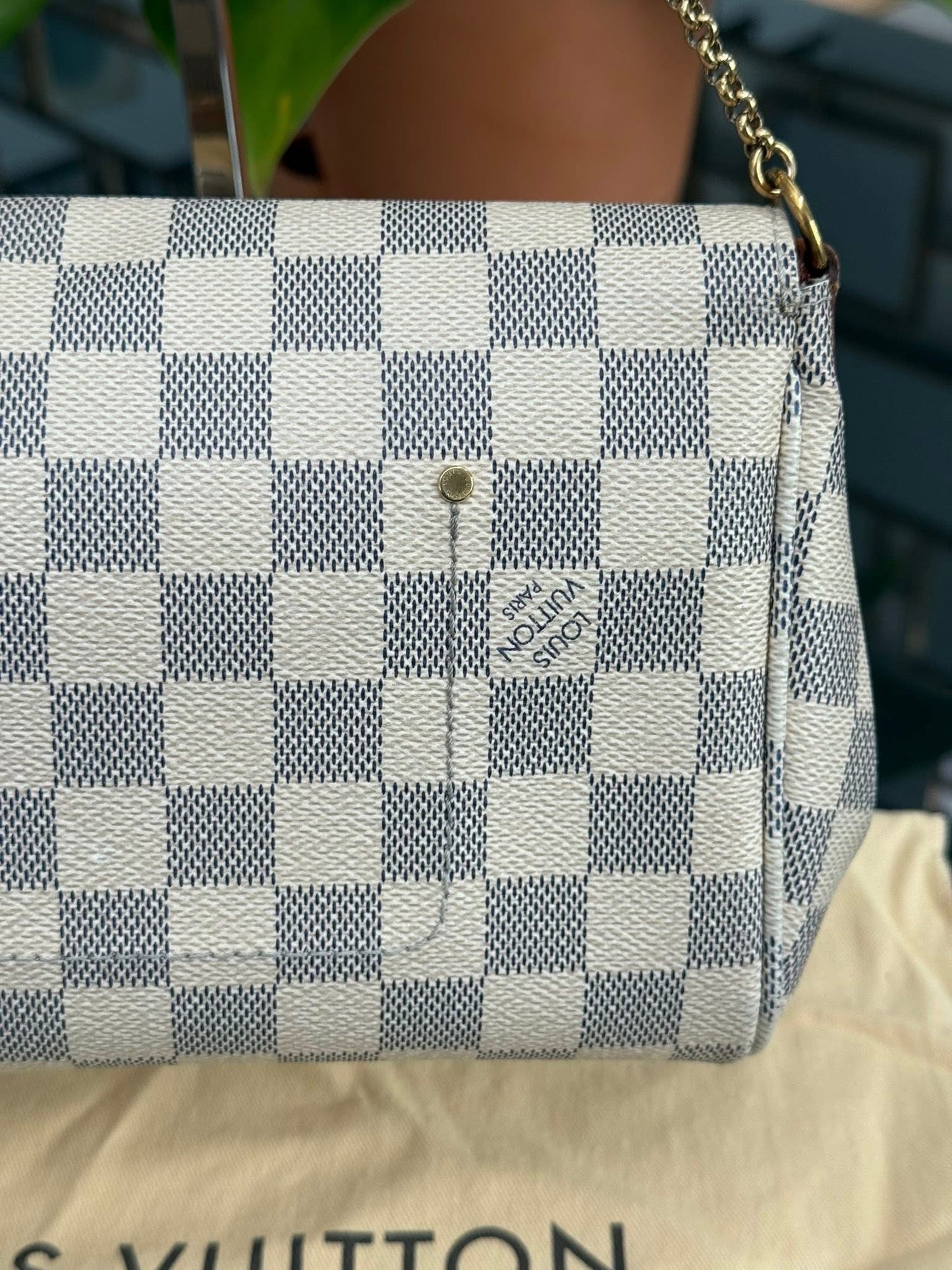 Favorite MM in Azur with Dustbag, Insert Organizer, Box and Paper bag 🗓️ Year: 2014