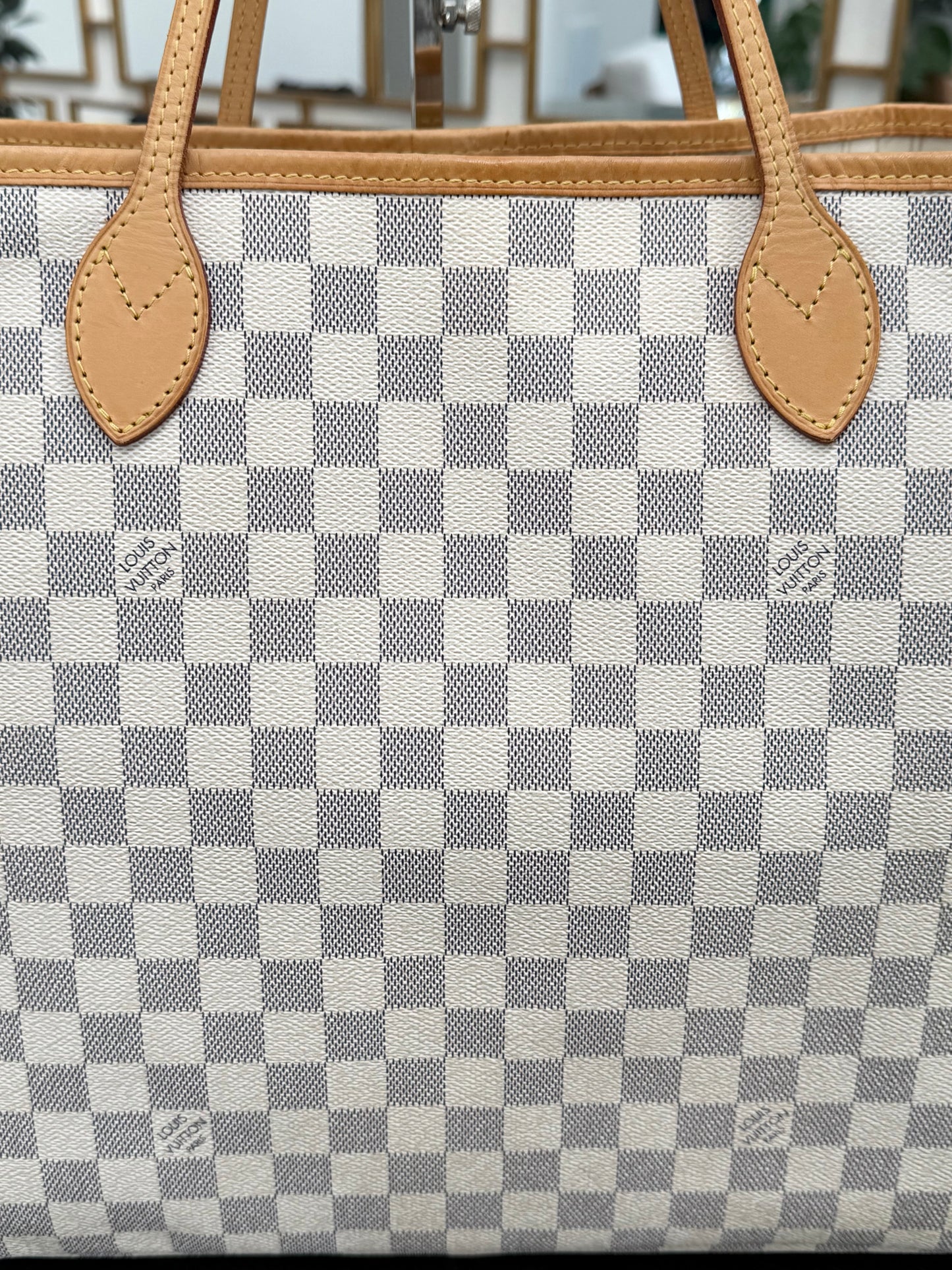 Neverfull GM Azur with Dustbag and Insert Organizer -🗓️ Year: 2012