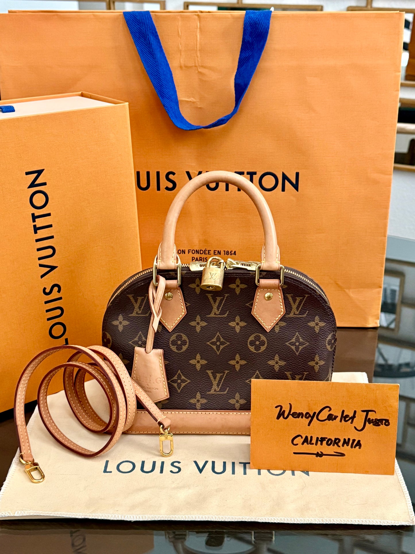 Alma BB with Original Strap , Clochette , Lock 🔐 keys, Box , dustbag and Paper bag - 📅 Year: 2021