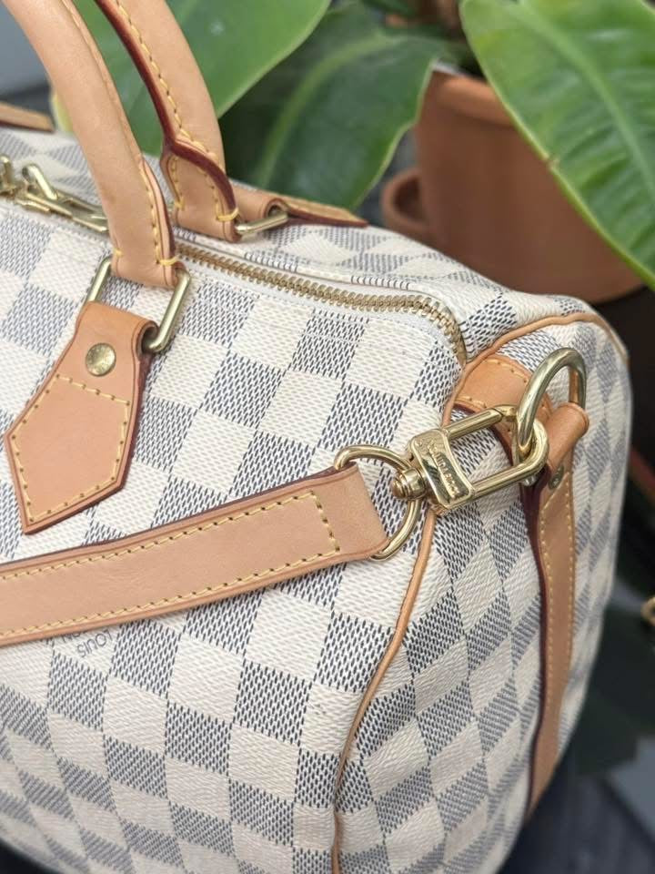 Speedy 30 Bandoulier in Azur with Original Strap, Dustbag and Insert Organizer -🗓️ Year: 2013