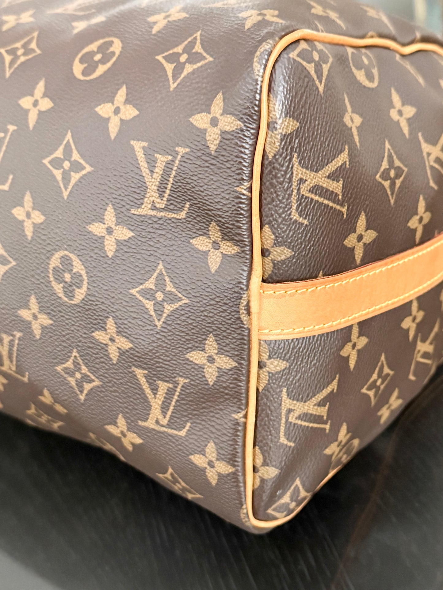 Speedy 30 Bandoulier in Monogram with 🔐 lock, Key and Dustbag -🗓️ Year: 2017