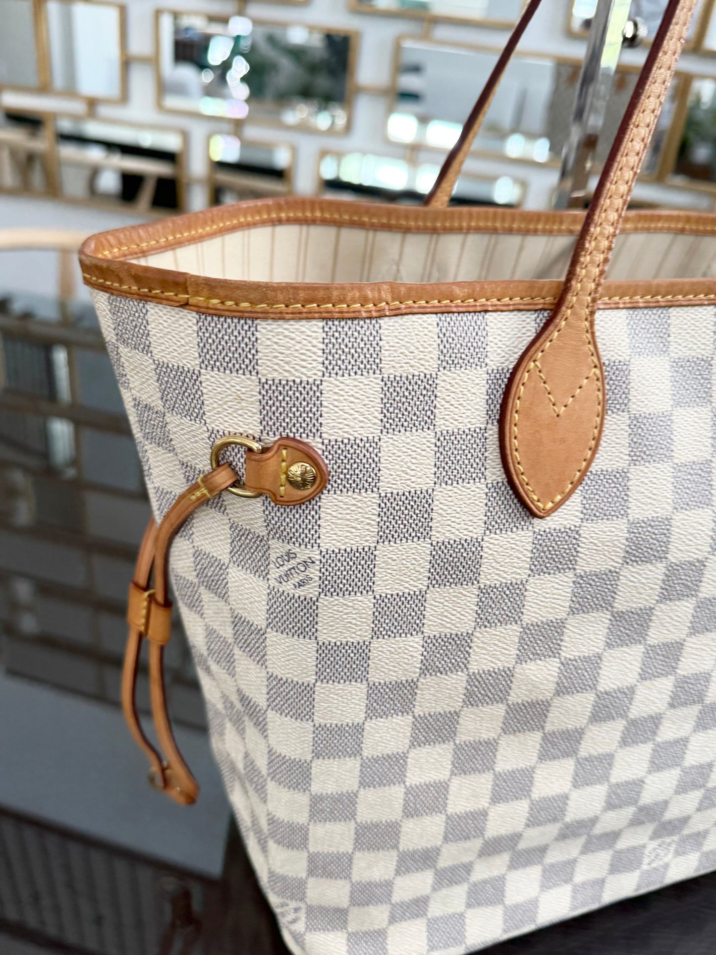 Neverfull MM Azur iwith Dustbag and Insert Organizer-🗓️ Year: 2011