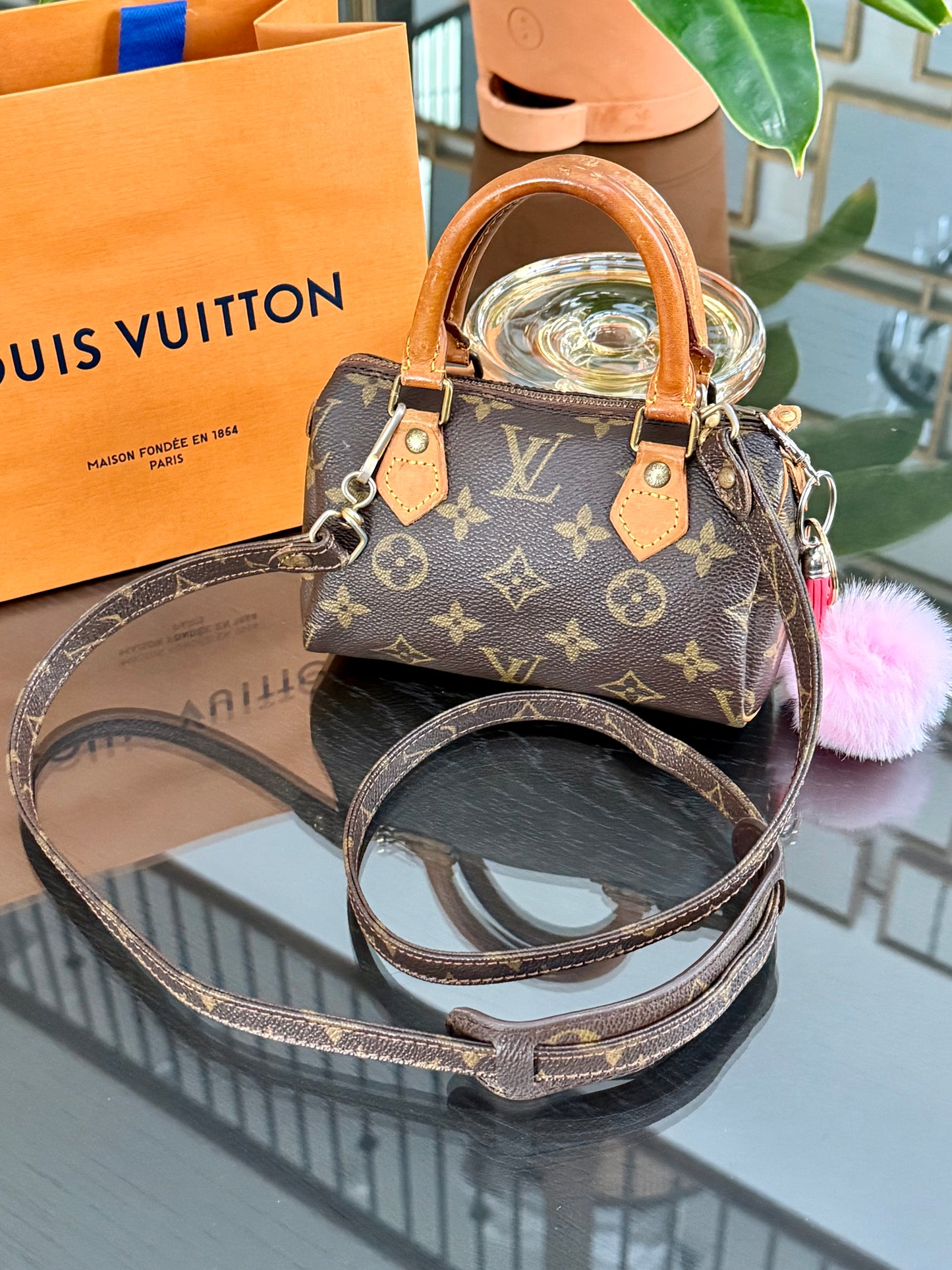 Mini Speedy with Strap🍒Circa 80’s