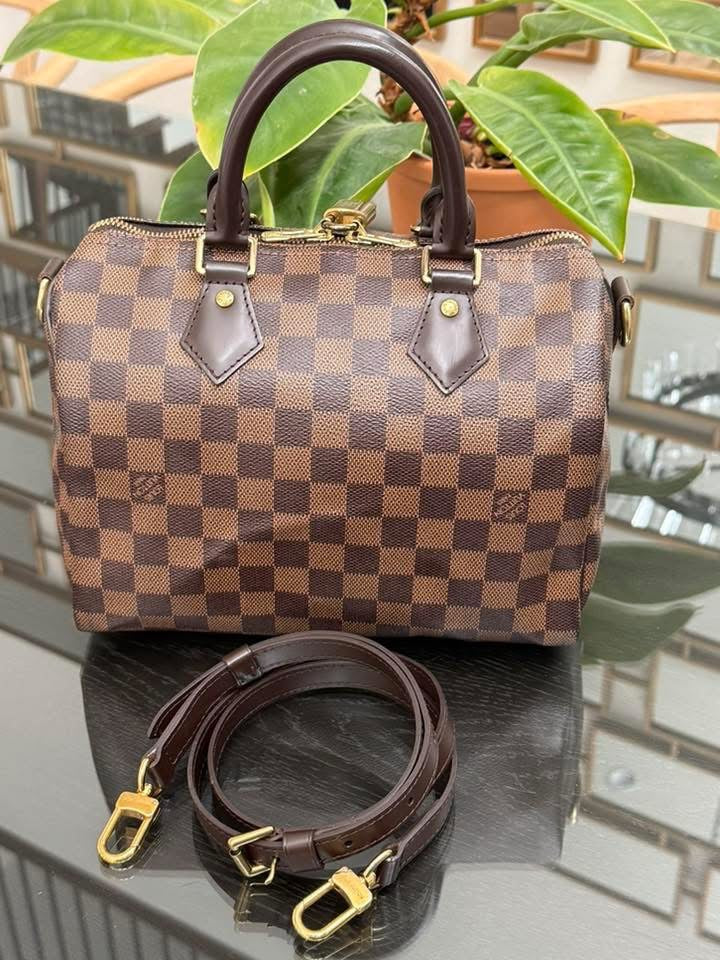 Speedy 25 Bandoulier in DE with Lock 🔐 key, Original Strap, Dustbag and Insert Organizer 🗓️ Year: 2019