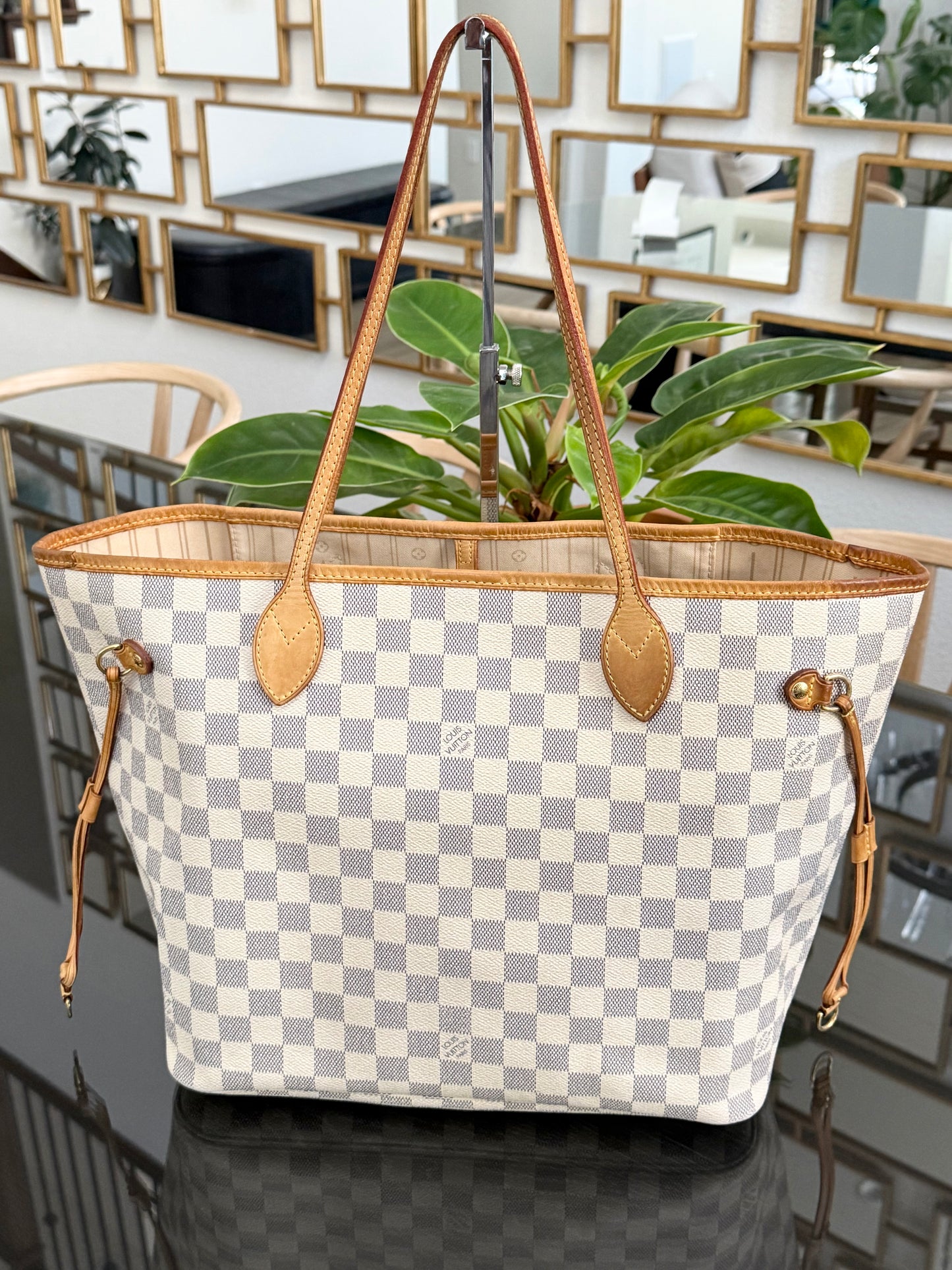 Neverfull MM in Azur with Insert Organizer 🗓️ Year: 2009