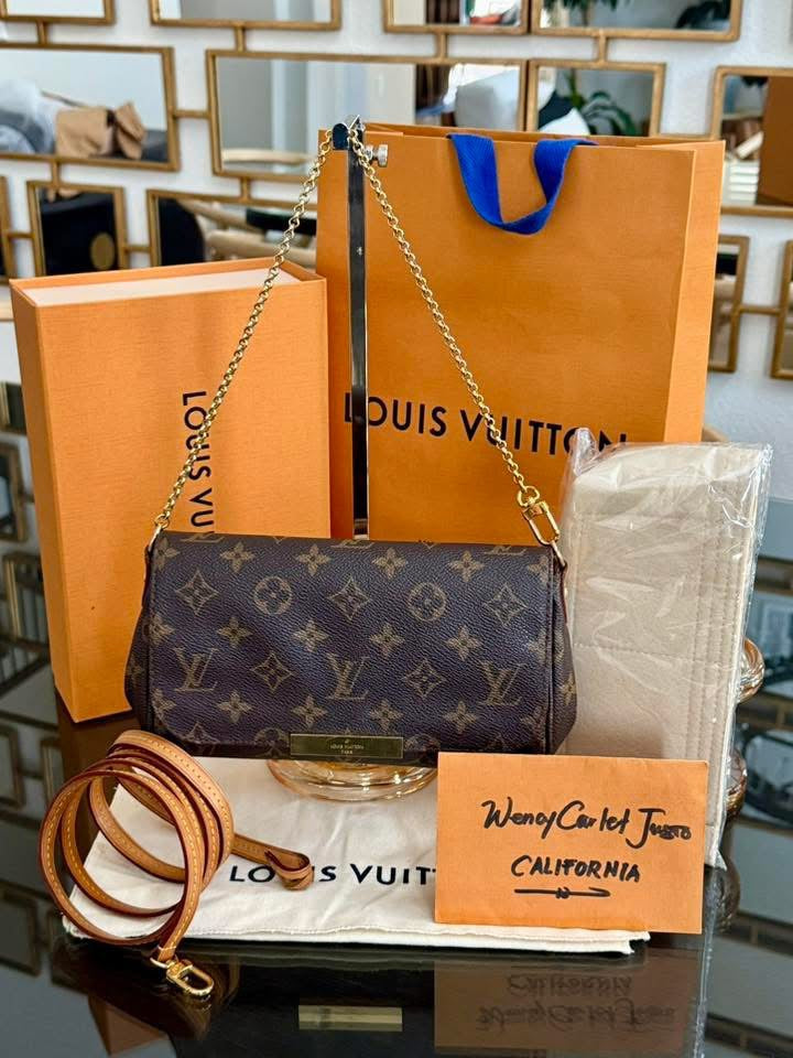 Favorite PM in Monogram with Original Strap, Dustbag, Insert Organizer, Box and Paper bag 🗓️ Year: 2015