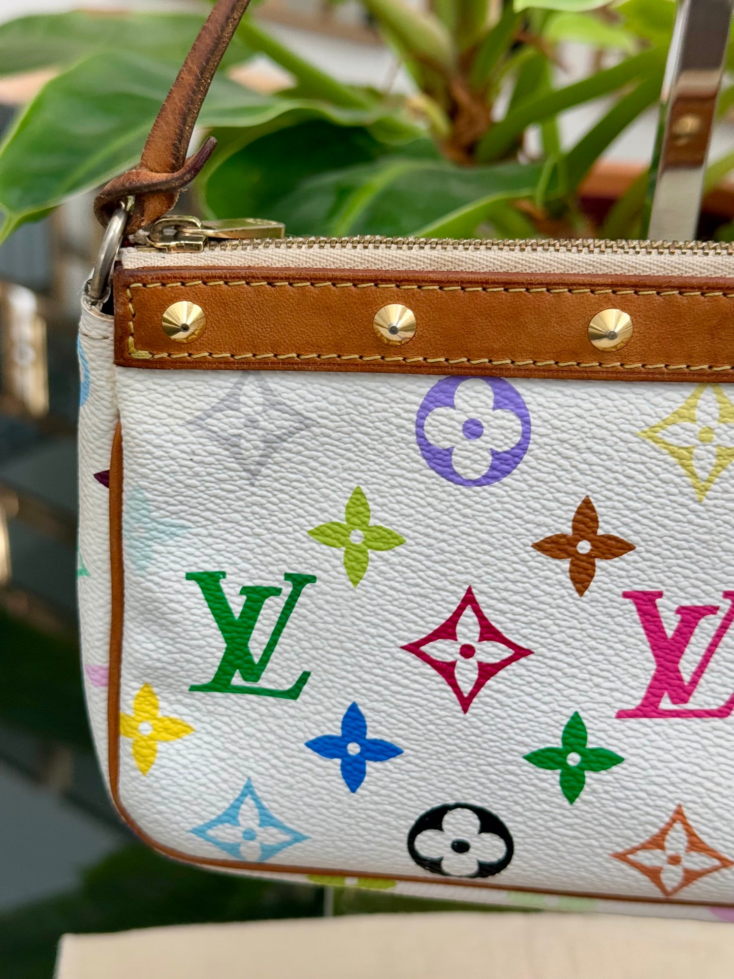 Multicolor Pochette Accessories with Dustbag and Strap 📅 Year: 2003