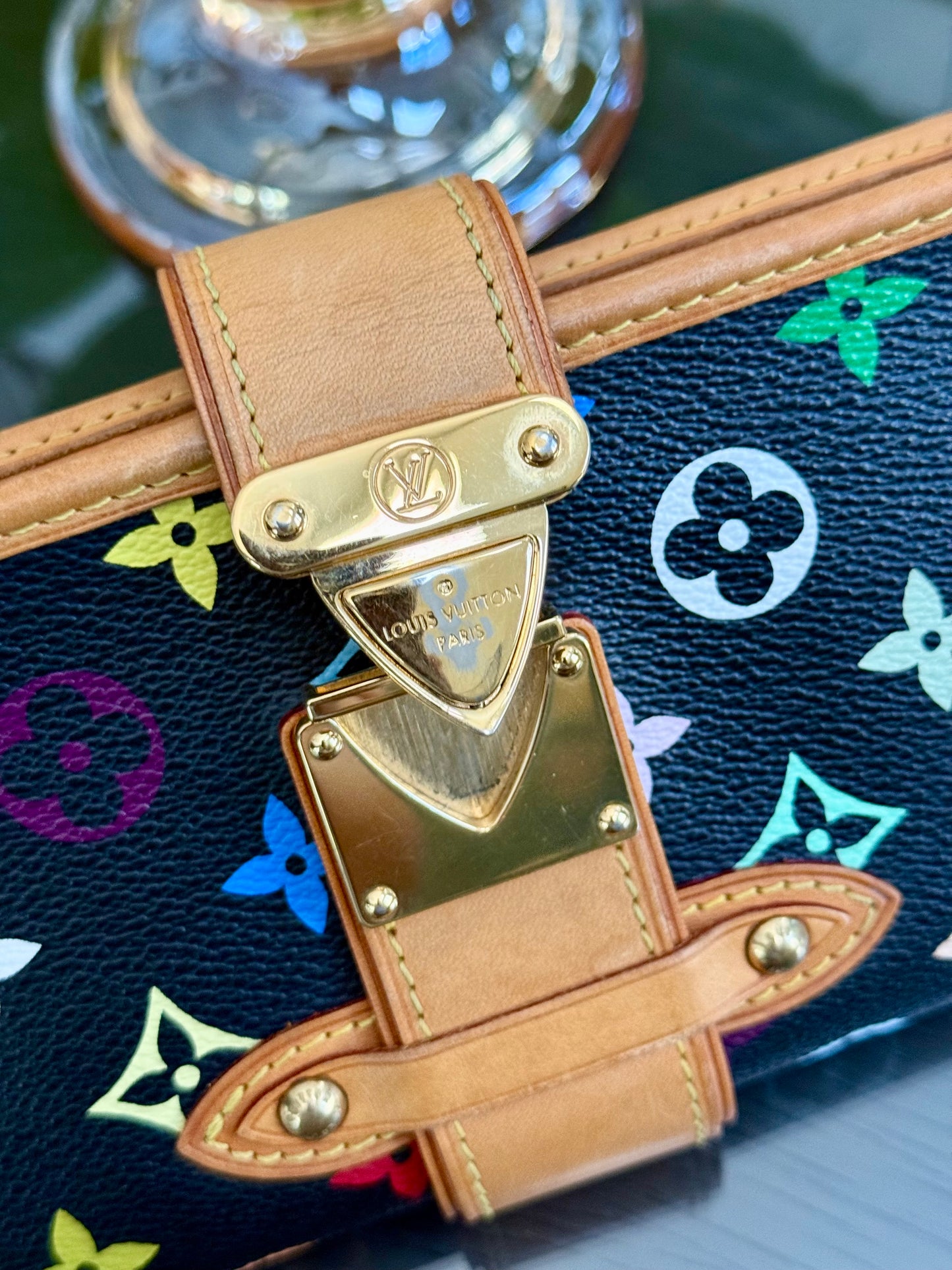 Multicolor Shirley Clutch/ Shoulder Bag with Dustbag, Box and Paper Bag 📅 Year: 2005