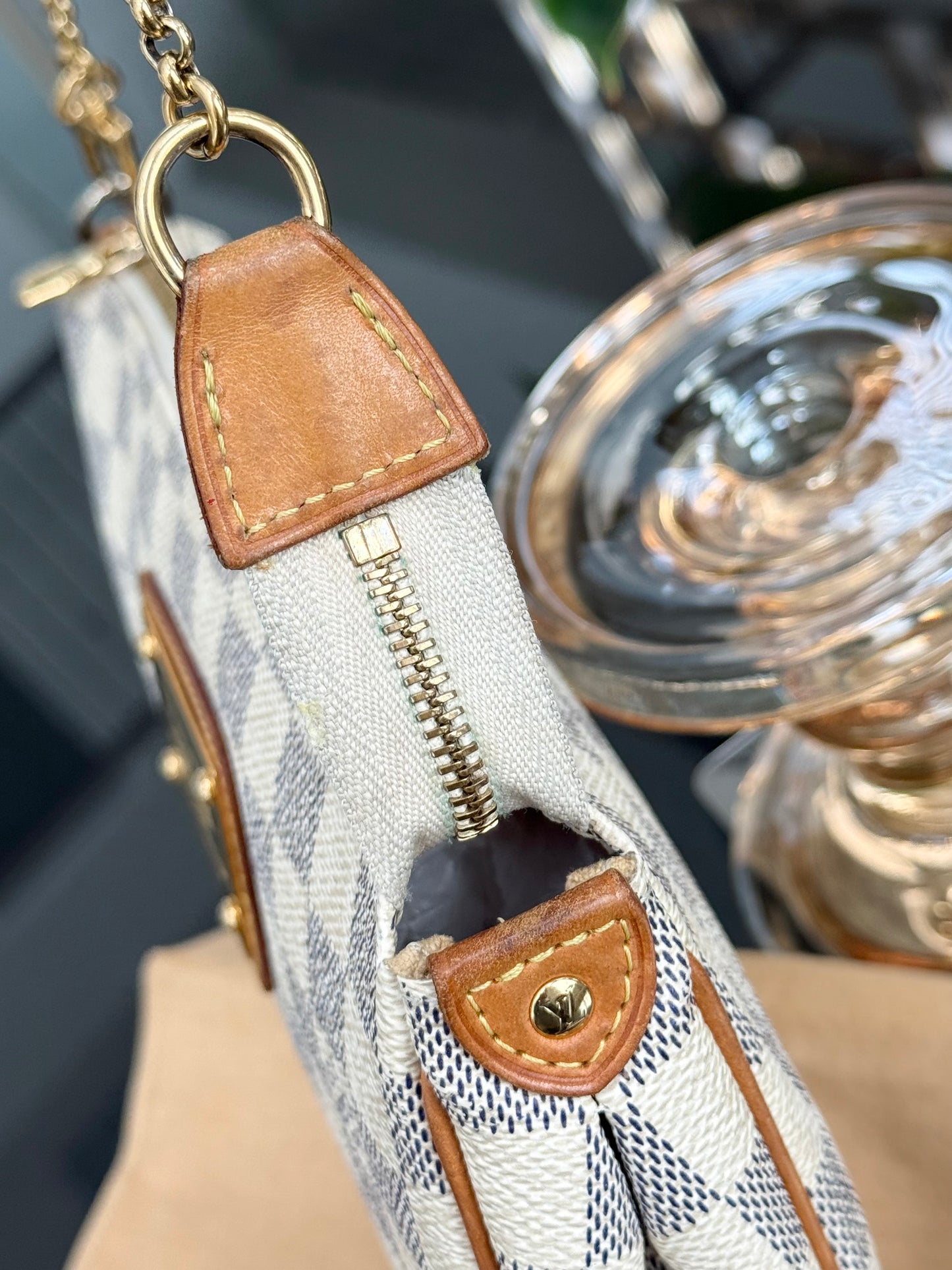 Eva Clutch in Azur with Original Strap,Box Dustbag and Insert Organizer 🗓️ Year: 2011