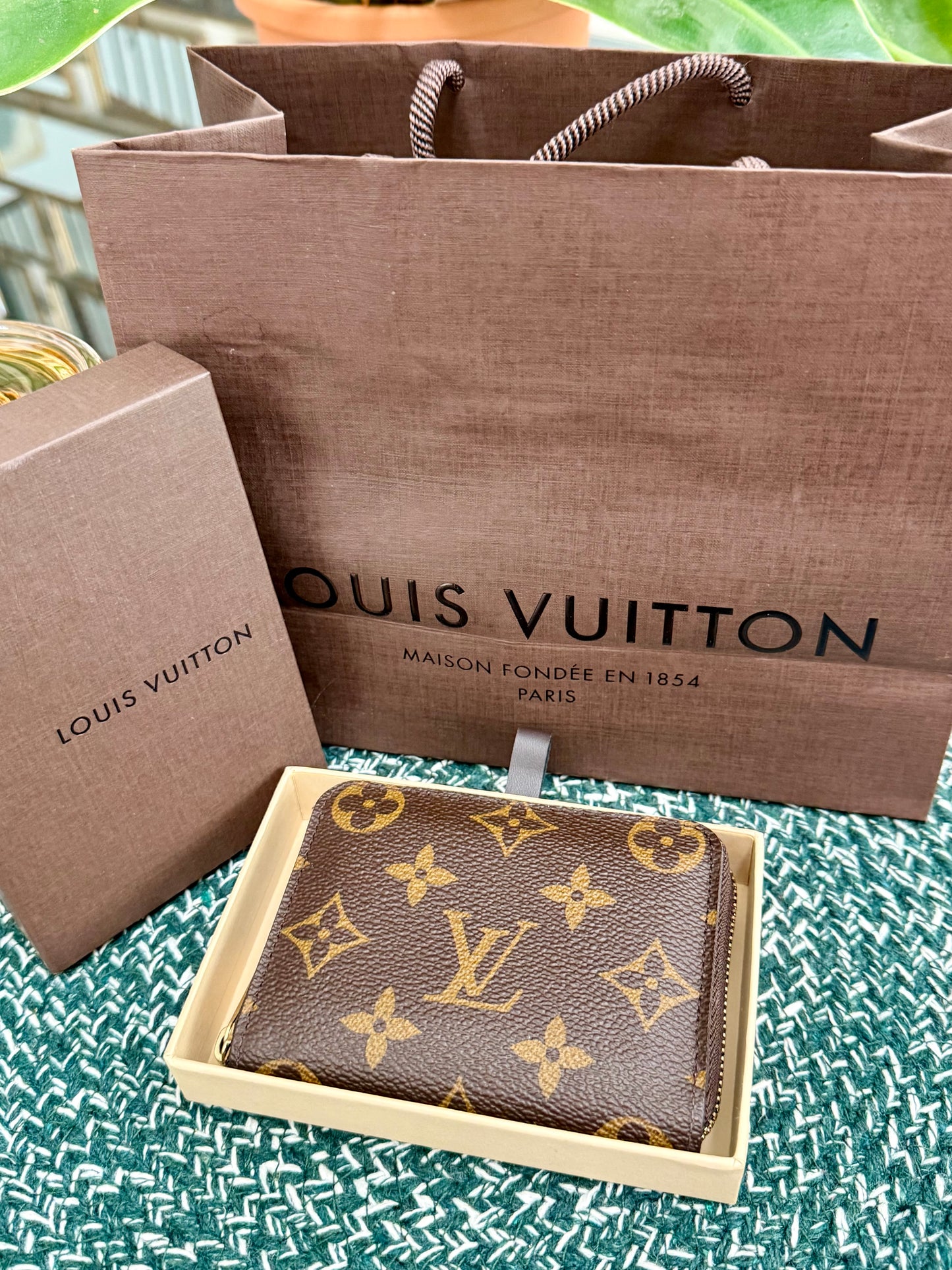 Monogram Zippy Compact Wallet with Box and Paper bag 🗓️ Year: 2011