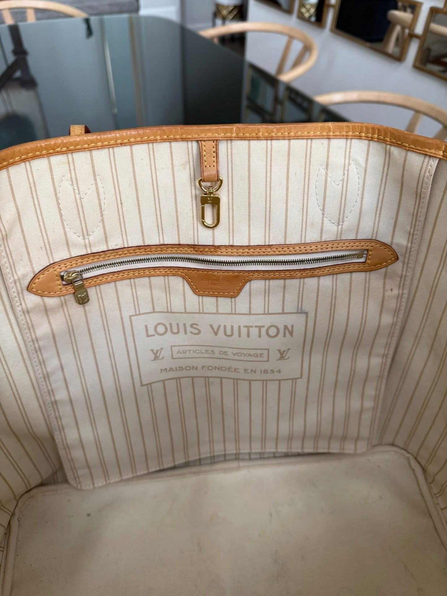 Neverfull GM Azur with Dustbag 🗓️ Year: 2014